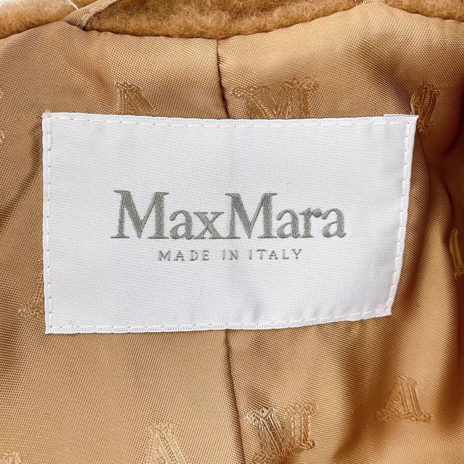 Max Mara Maxmara Khaki Teddy Coat F32 Size Size XXS / US 00 / IT 34 - 7 Thumbnail