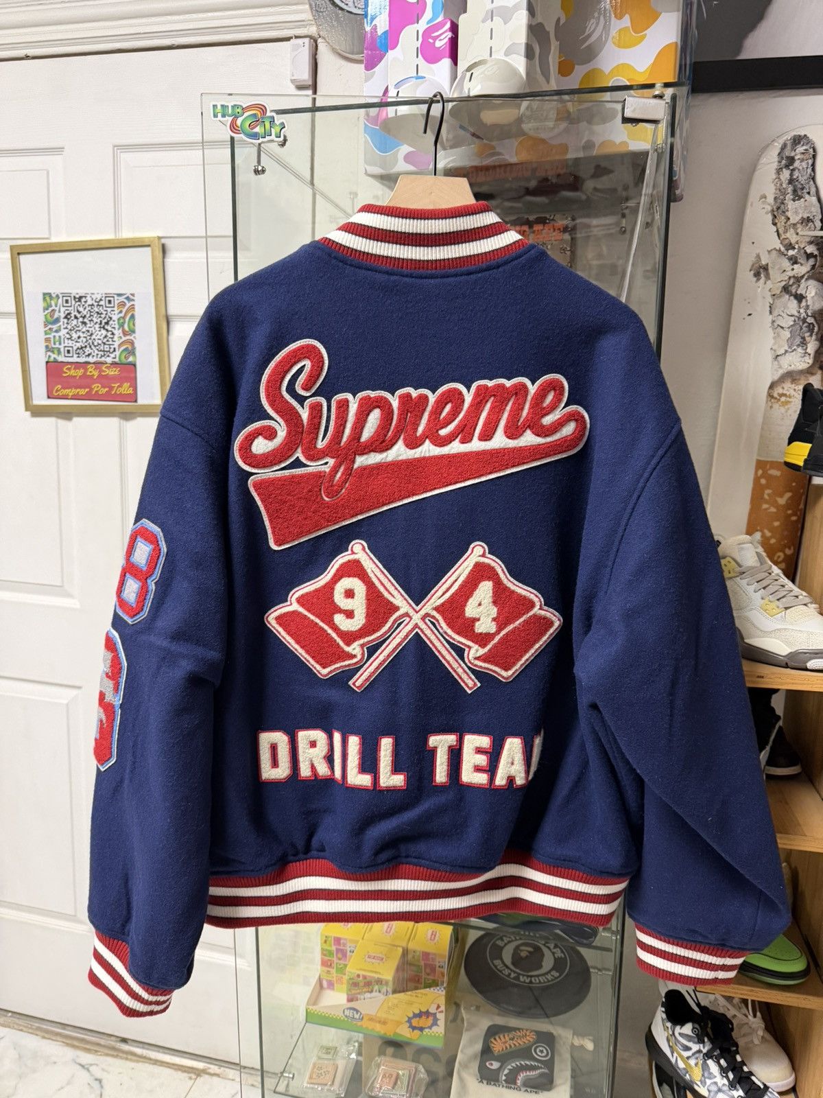 Supreme Supreme Drill Team Varsity Jacket Size US XL / EU 56 / 4 - 2 Thumbnail