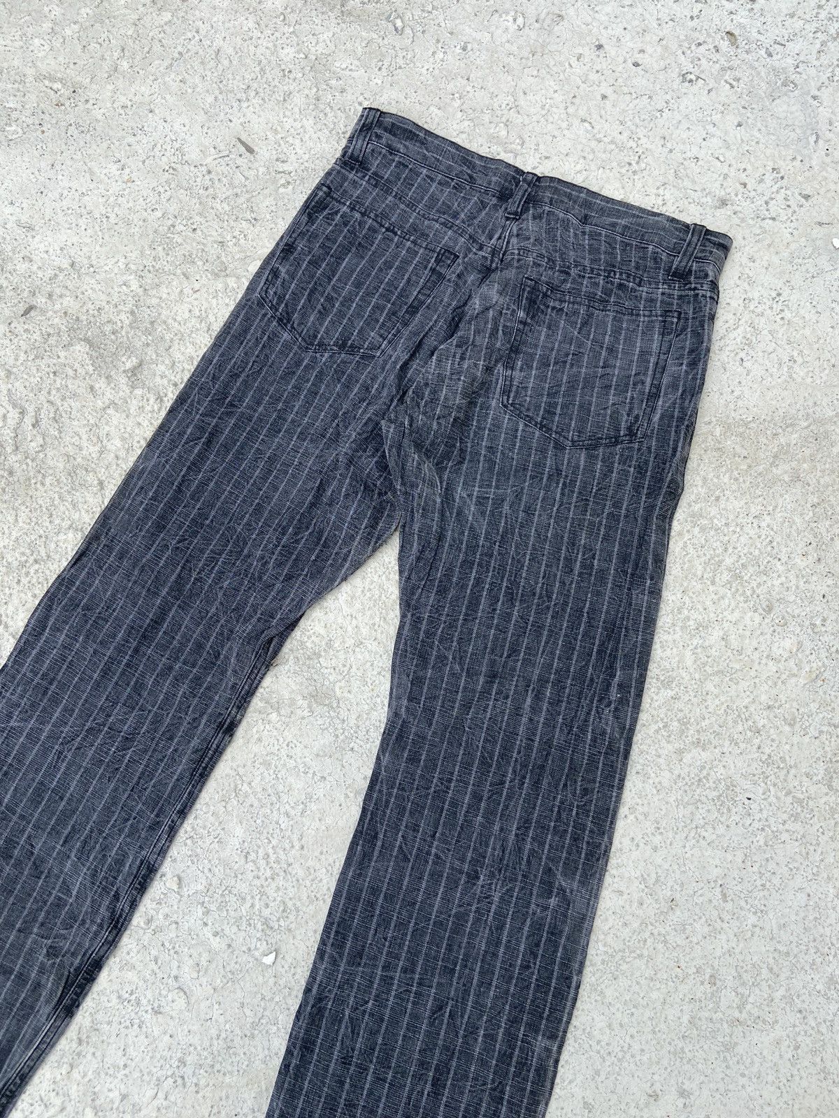 If Six Was Nine × Japanese Brand × Vintage Vintage Hickory Stripe Denim Size US 30 / EU 46 - 4 Thumbnail