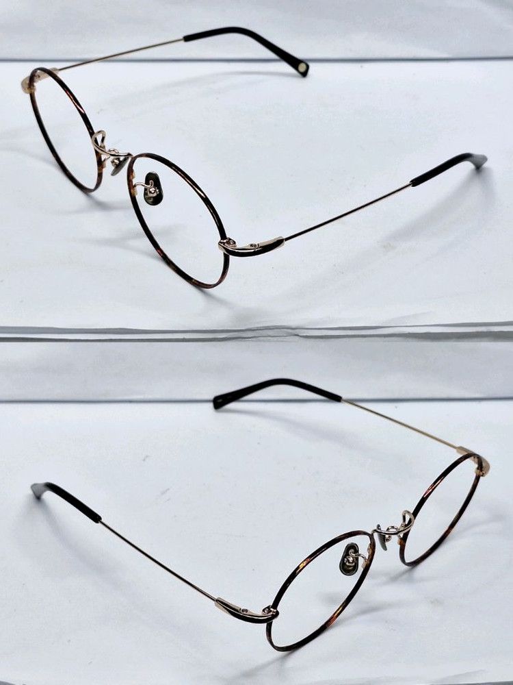 Other 2000s Memory Metal Round Glasses High Elasticity Full Metal Size ONE SIZE - 4 Thumbnail