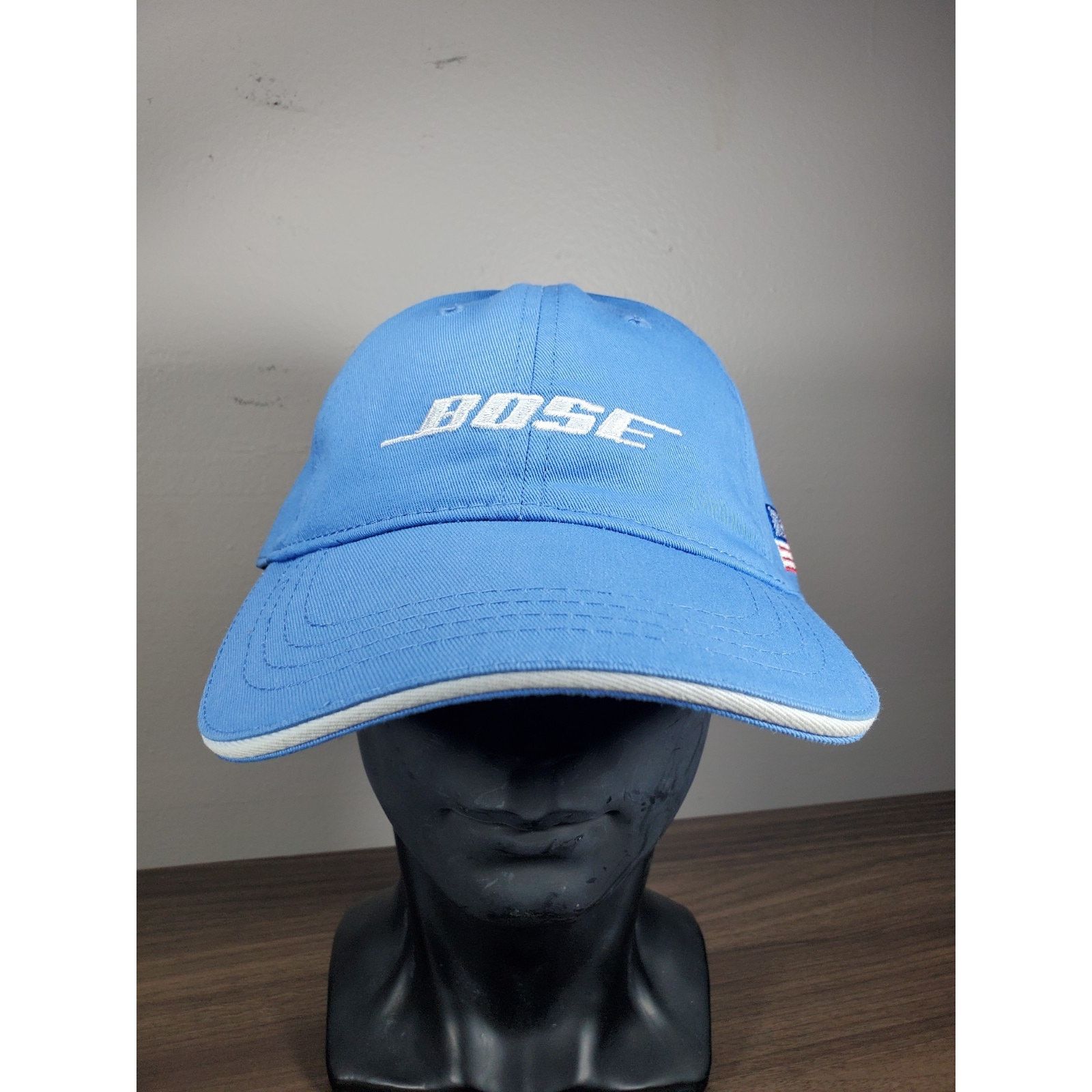 Sony Bose Light Blue White Hat Cap Sky Powder Carolina USA Flag Size ONE SIZE - 4 Thumbnail