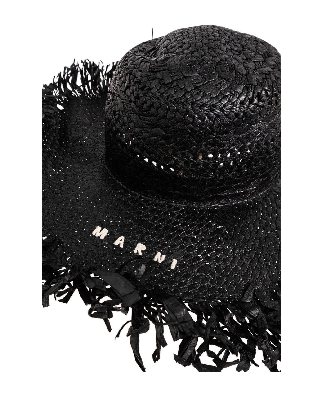 Marni o1y1025 Size : S / Logo Hat / Cap in Black Size ONE SIZE - 3 Thumbnail