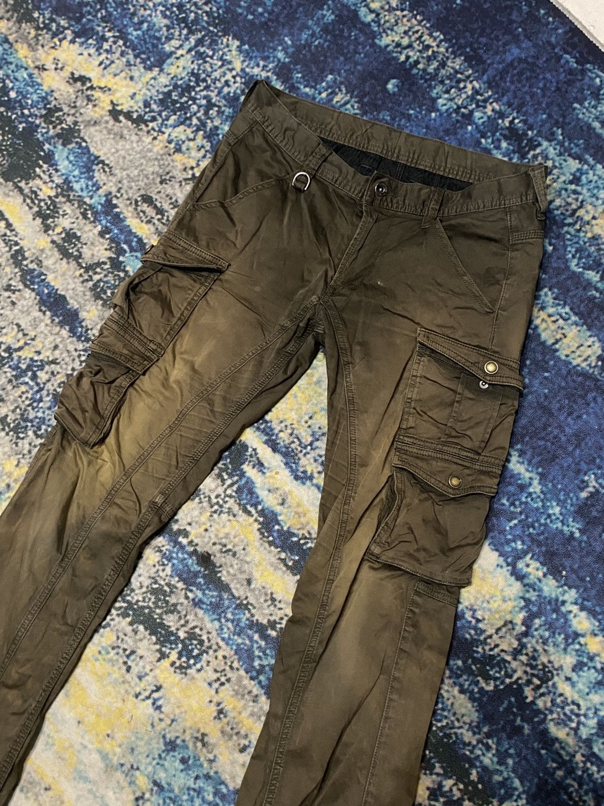 HIDEAWAYS × Japanese Brand 🔥STEALS🔥Hideaways Nicole Cargo pant multipocket Size 31" - 5 Thumbnail