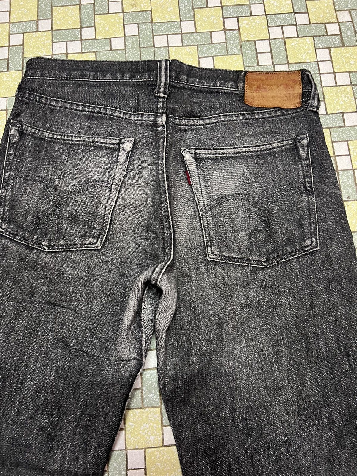 Full Count & Co. Black Faded Full Count Co. Ltd Osaka Selvedge Denim Jeans Size US 30 / EU 46 - 7 Thumbnail