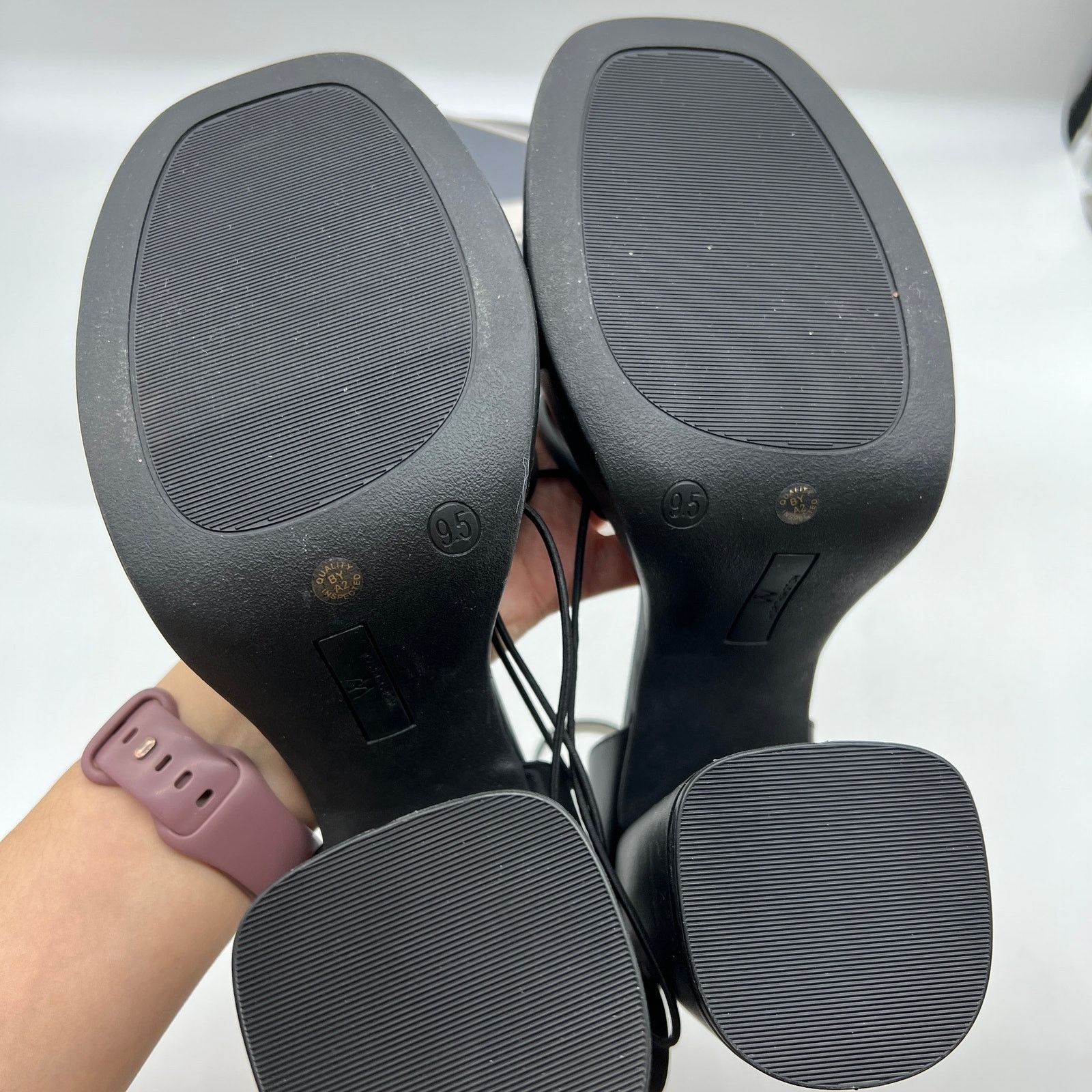 Other Worthington Womens Ellsworth Heeled Sandals Black Size 9.5M Size US 9.5 / IT 39.5 - 9 Thumbnail