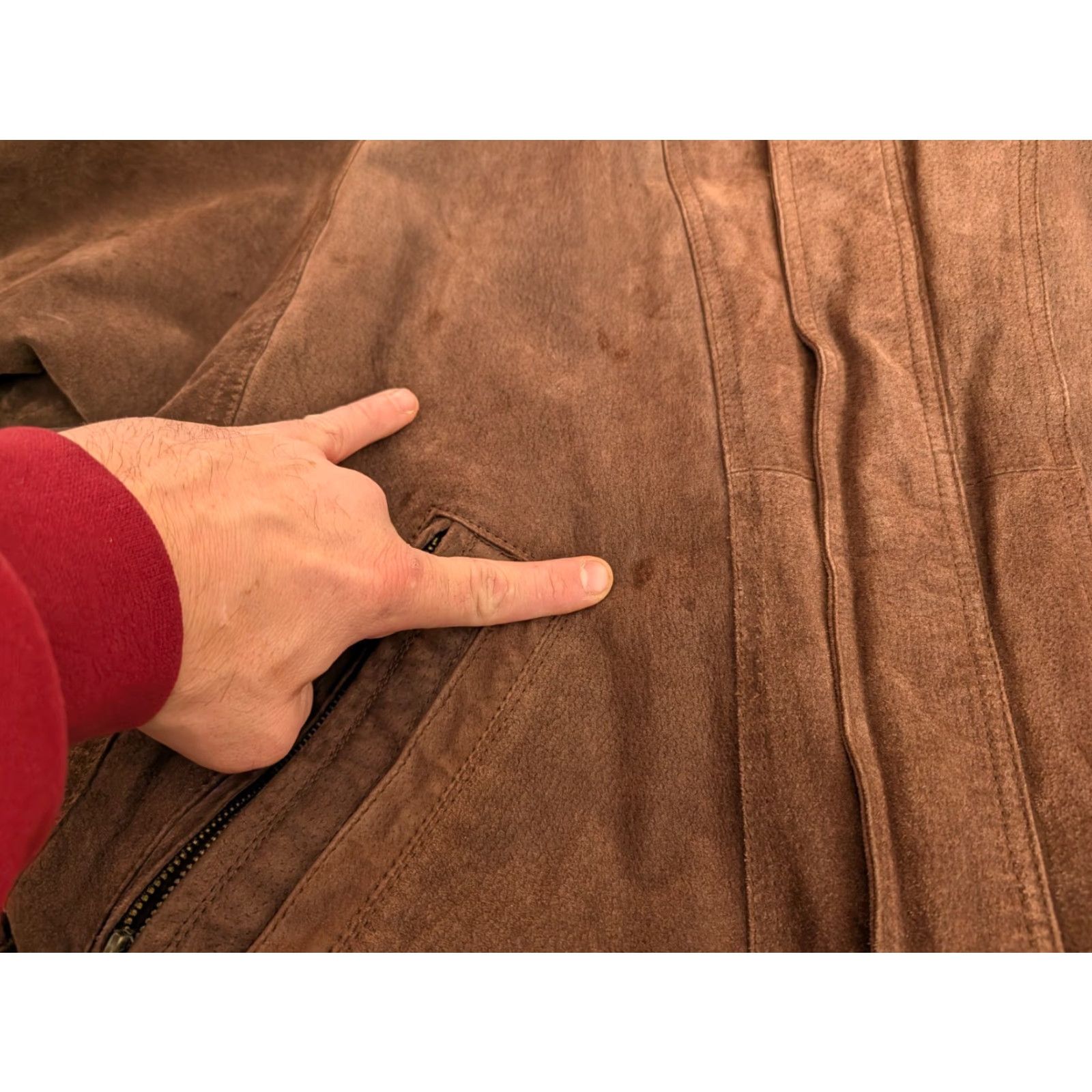Vintage VINTAGE Flight Bomber Jacket Mens 2XL Brown Suede Leather Pockets Seasonal Fall Winter 80s 90s Classic Jacket Size US XXL / EU 58 / 5 - 7 Thumbnail
