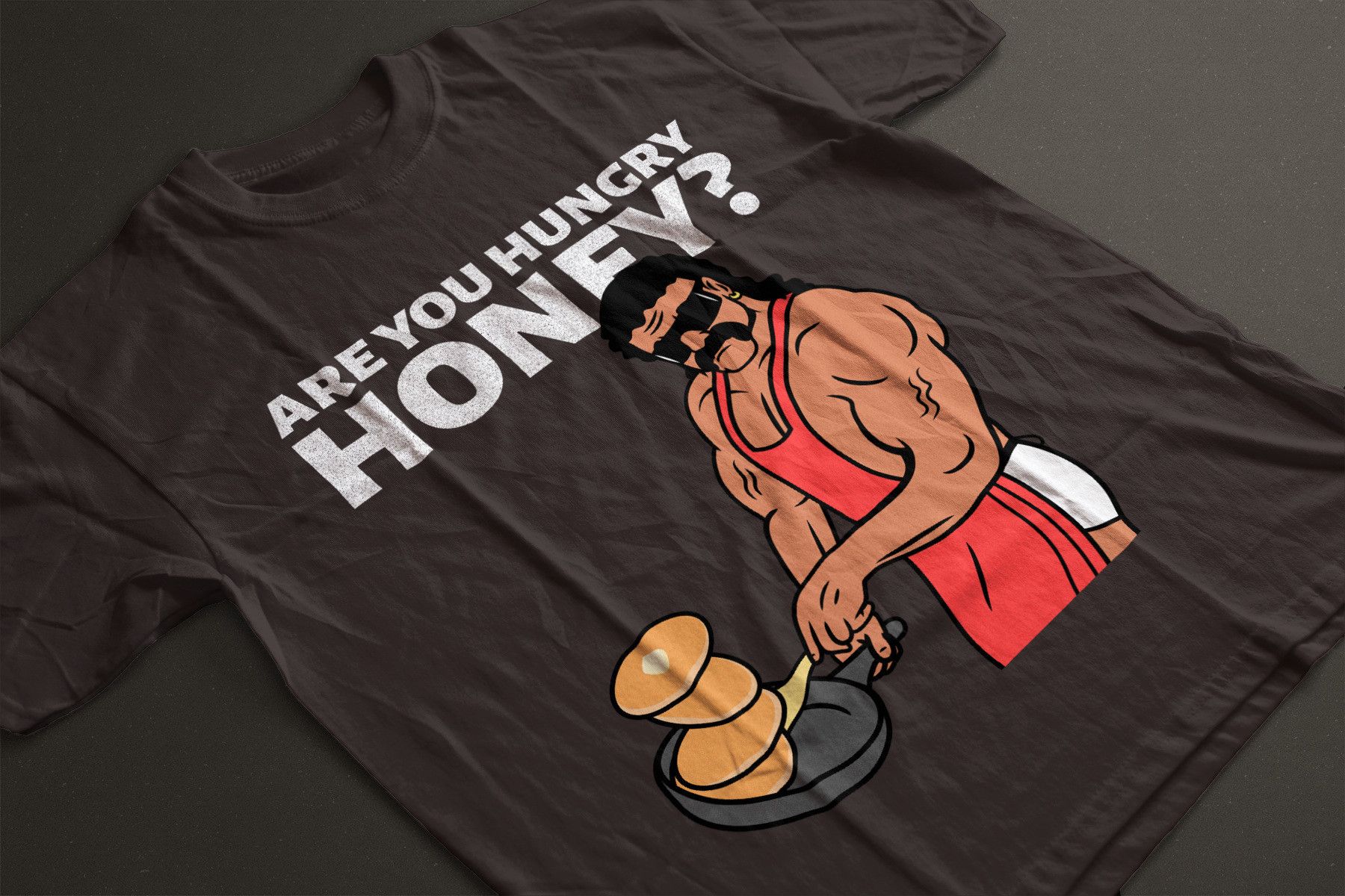 Vintage Are You Hungry Honey T-Shirt Size US XL / EU 56 / 4 - 1 Preview
