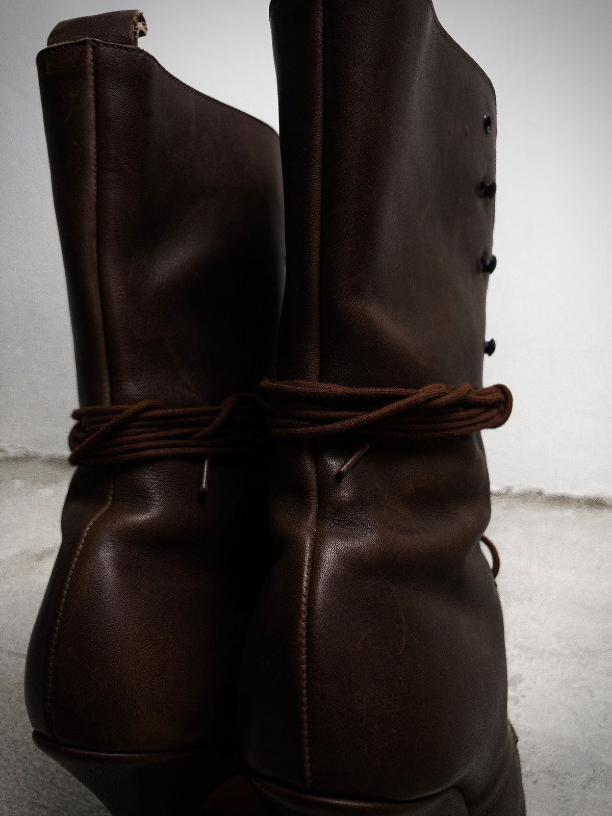Vivienne Westwood 80’s Vivienne Westwood “Witches” heel pointed boots Size US 7 / IT 37 - 9 Thumbnail