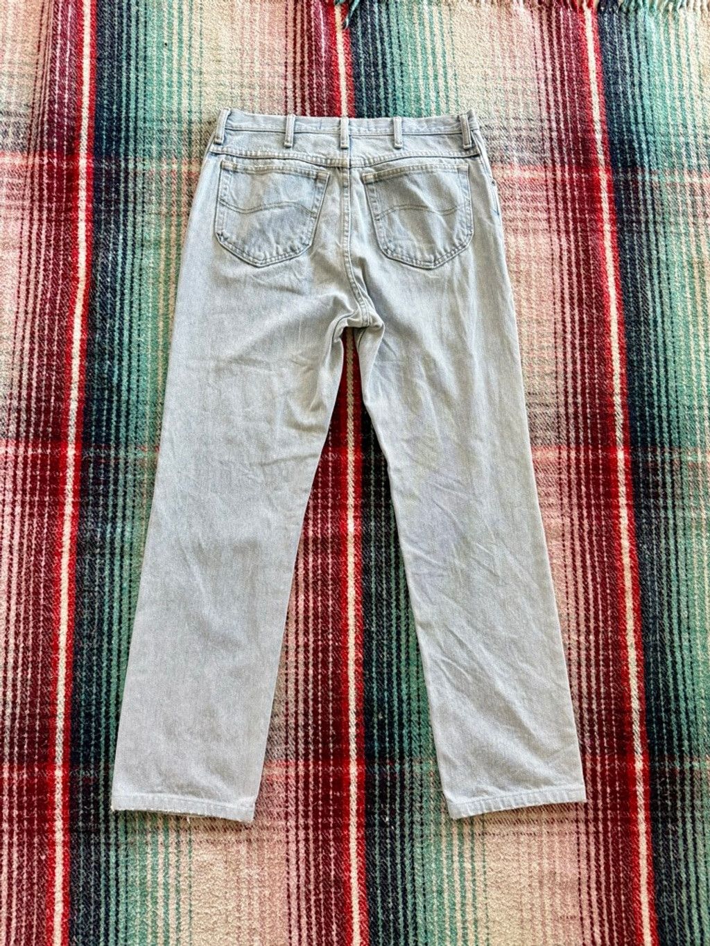 Lee 90s Lee Straight Fit Light Wash Jeans 33x32 Size US 33 - 4 Thumbnail