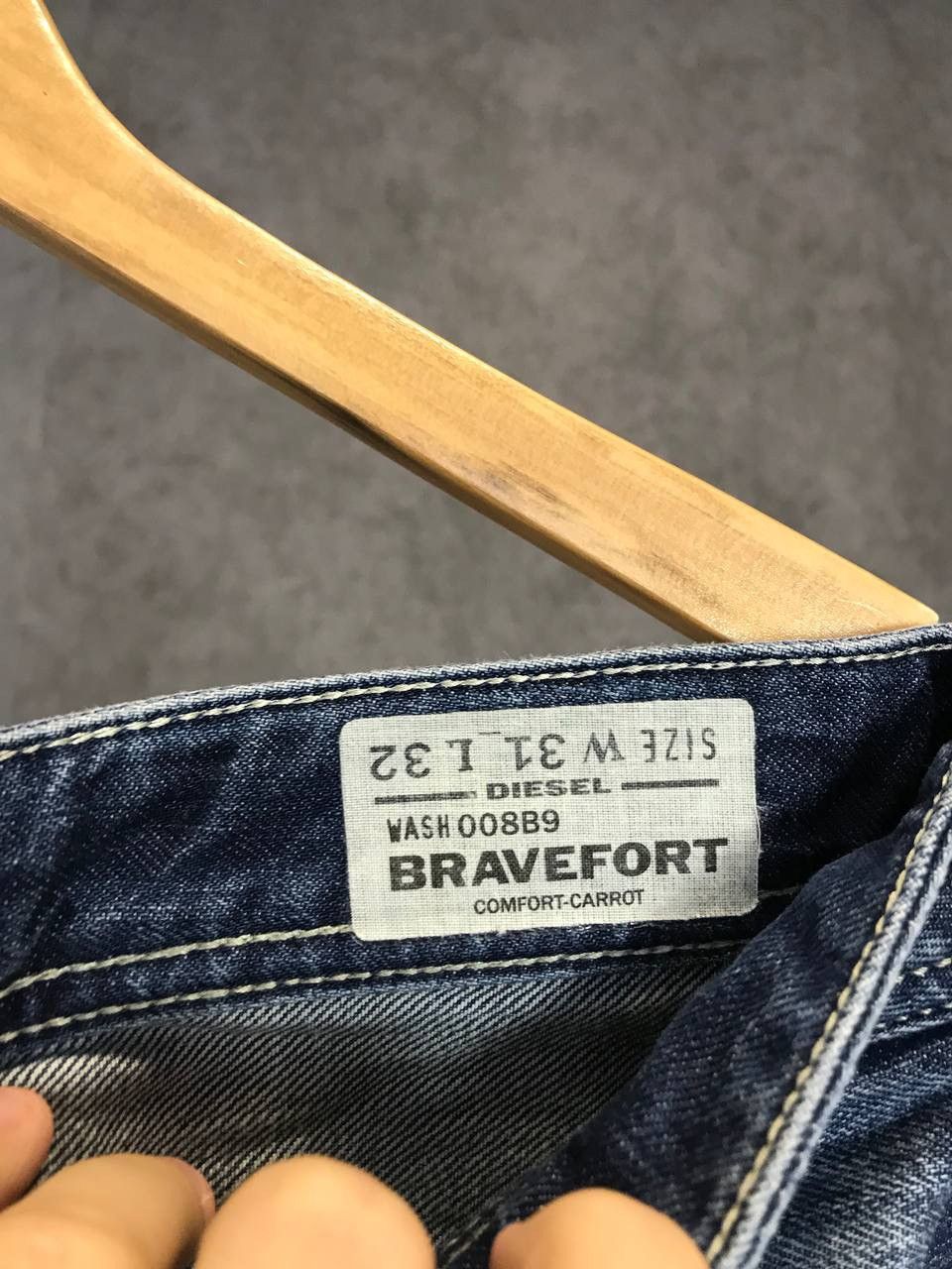 Diesel Diesel distressed denim designer bravefort jeans Size US 32 / EU 48 - 5 Thumbnail