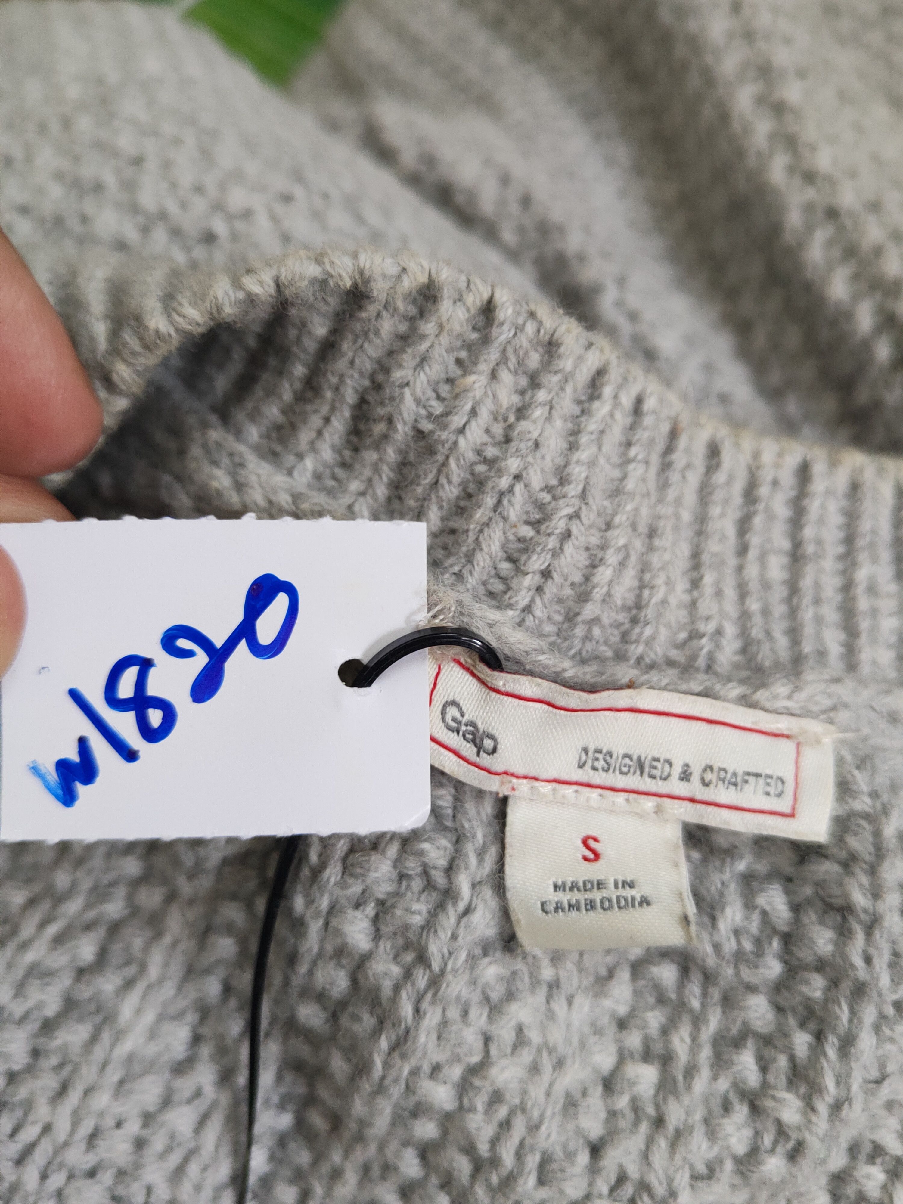 Aran Isles Knitwear Gap Gray Knitwear Cardigan #W1820 Size US S / EU 44-46 / 1 - 12 Thumbnail