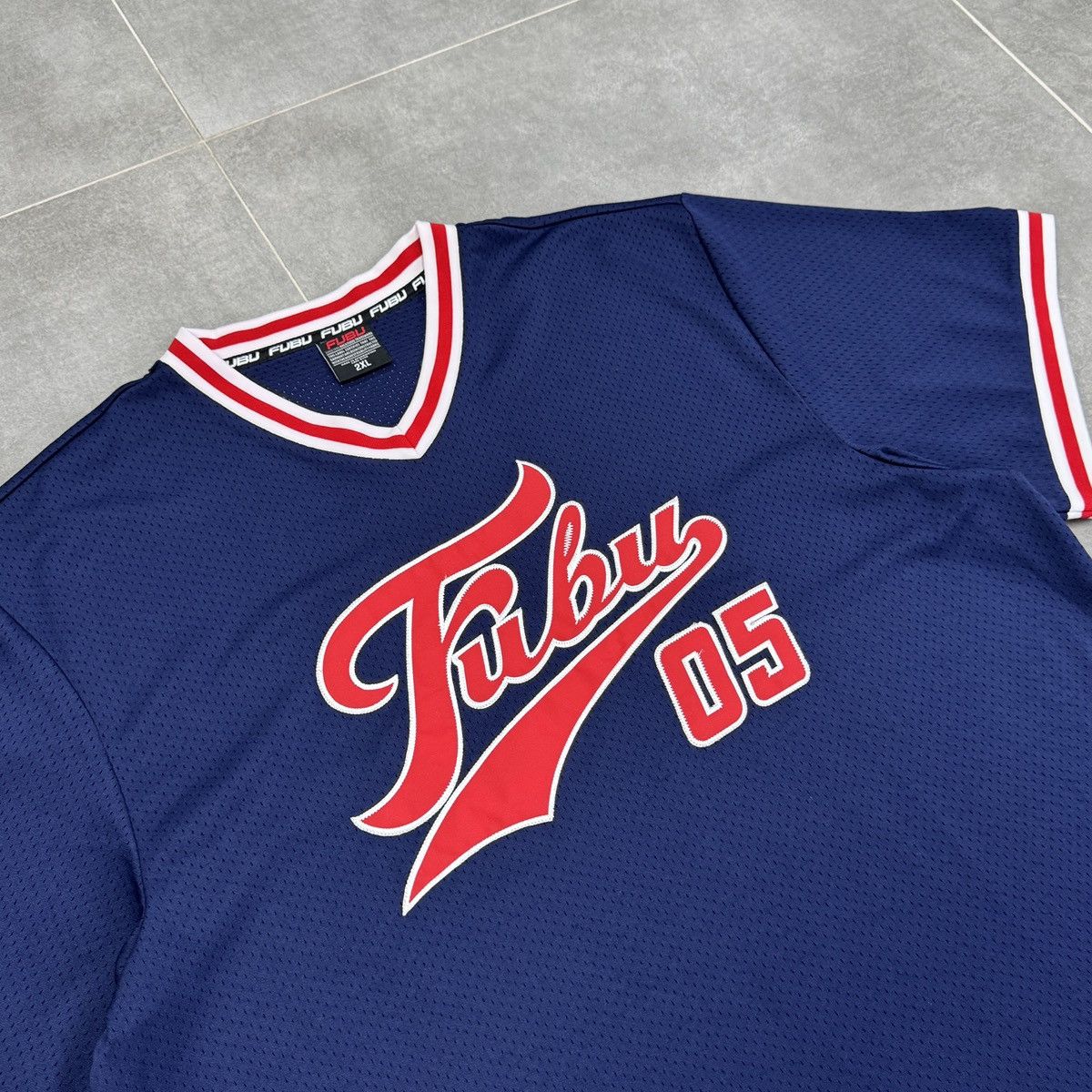 Fubu Fubu Big Logo Jersey T-Shirt Men Size 2XL Size US XXL / EU 58 / 5 - 6 Thumbnail