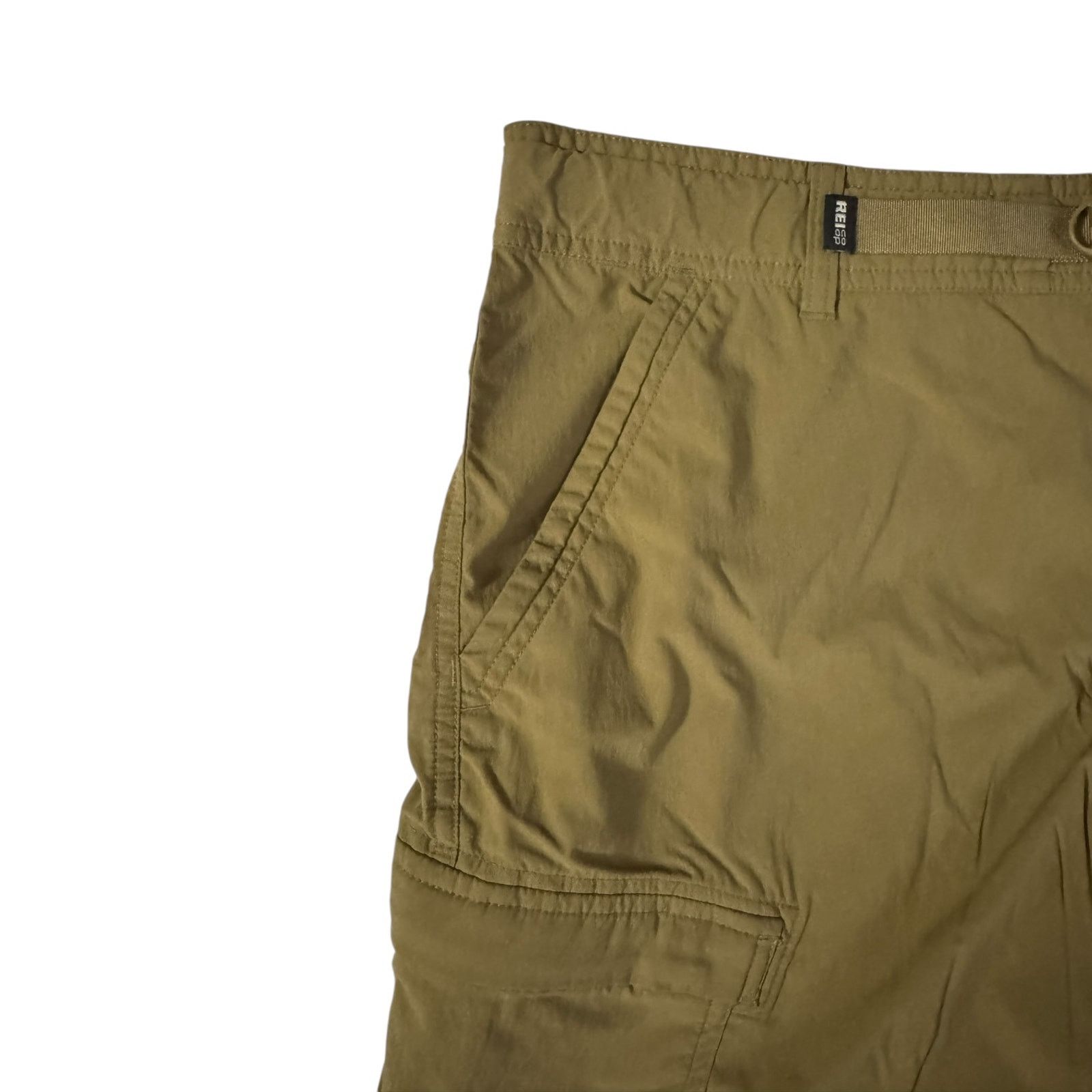 Rei REI Men’s Beige Cargo Outdoor Sports Shorts Adjustable 40” Size US 40 / EU 56 - 5 Thumbnail