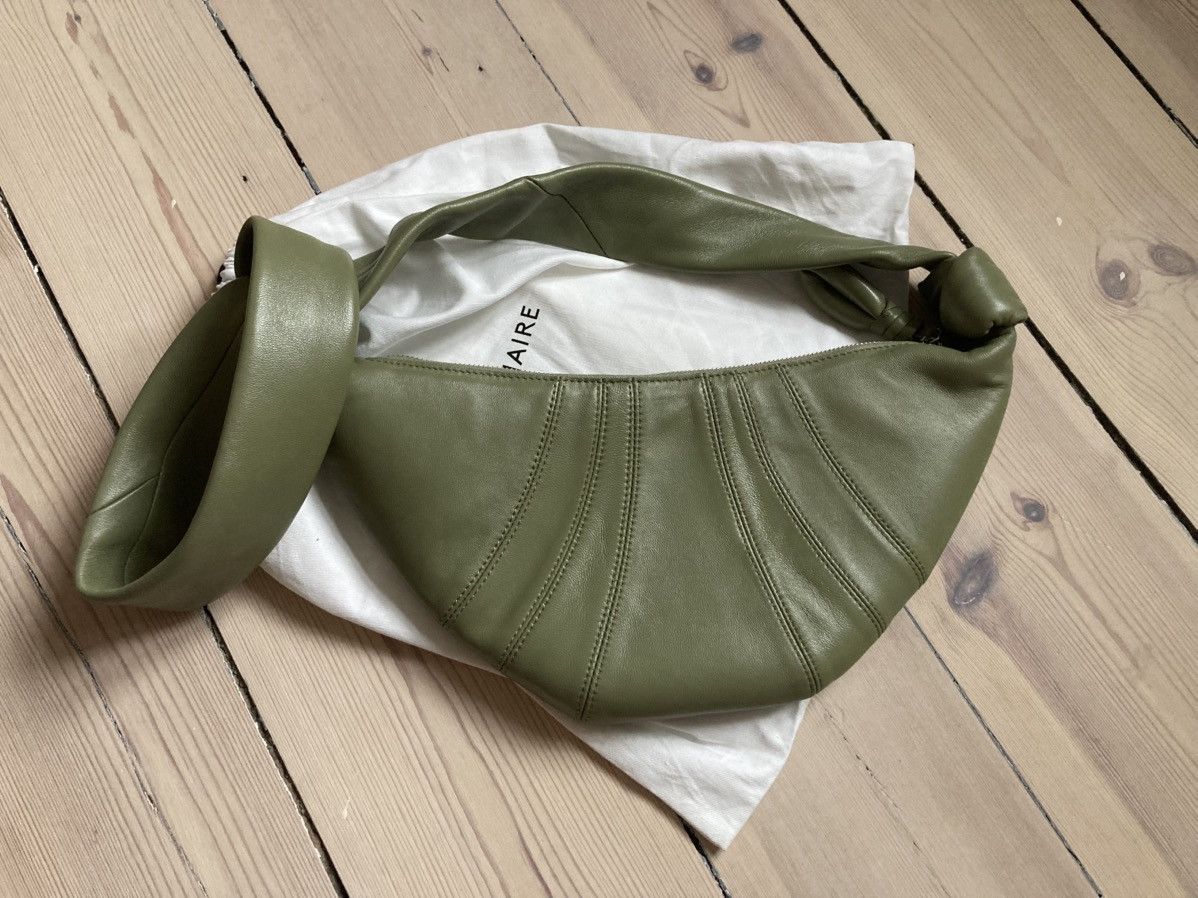Lemaire Lemaire Croissant bag in green Size ONE SIZE - 6 Thumbnail