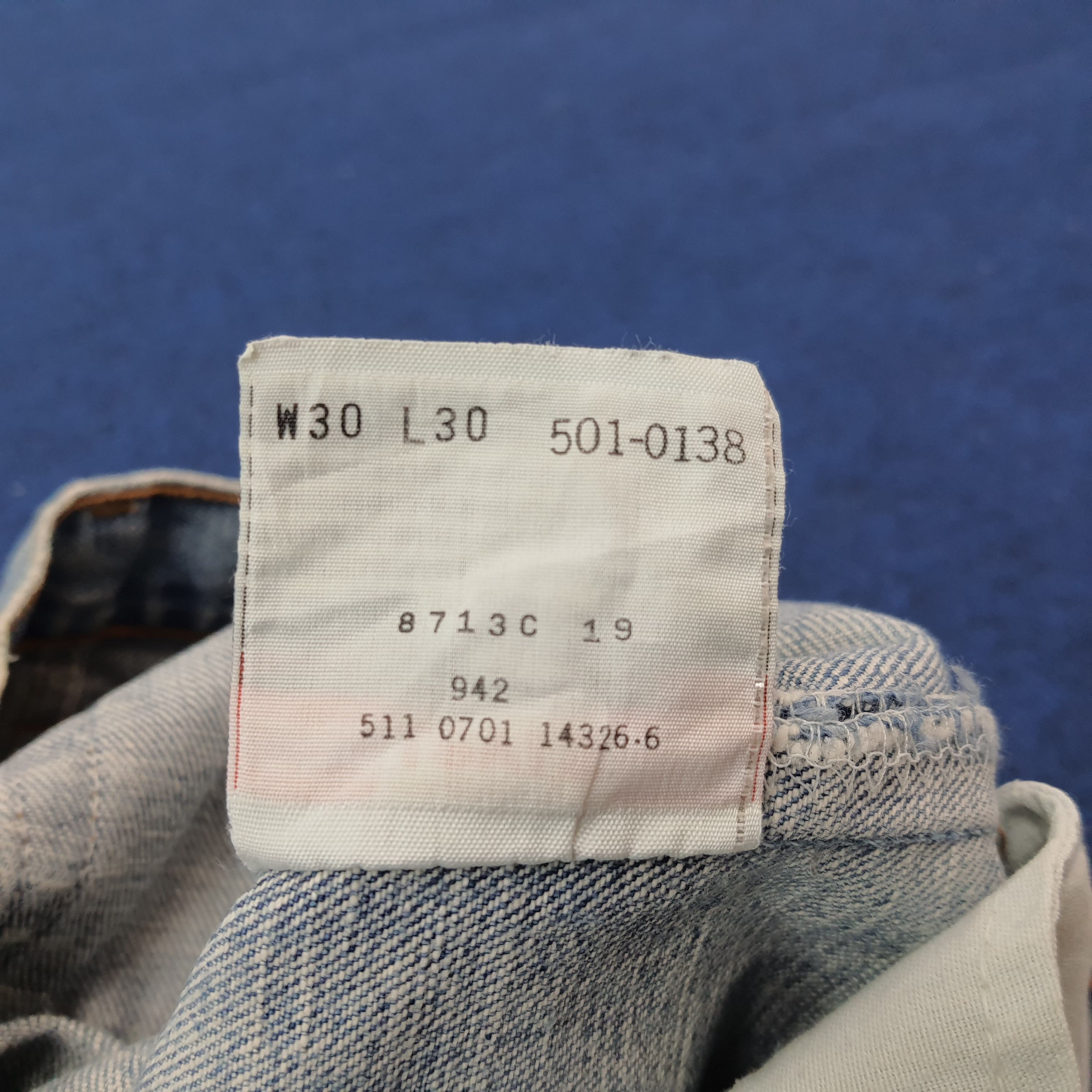 Levi's Vintage Levi's 501 Distressed Style Jeans C228N35 Size US 28 / EU 44 - 8 Thumbnail