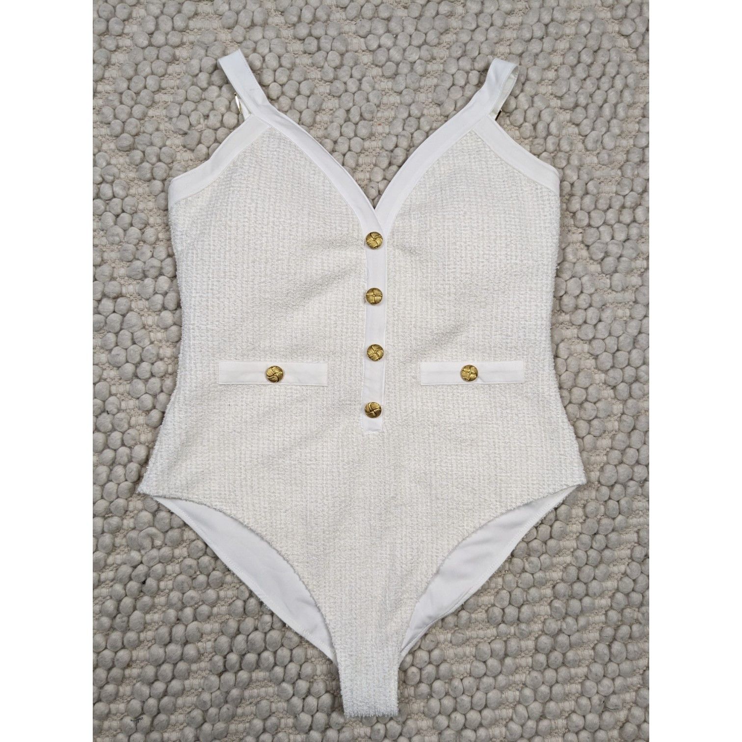 Beach Riot NWT Eloise One Piece Swimsuit I Do Size ONE SIZE - 7 Thumbnail