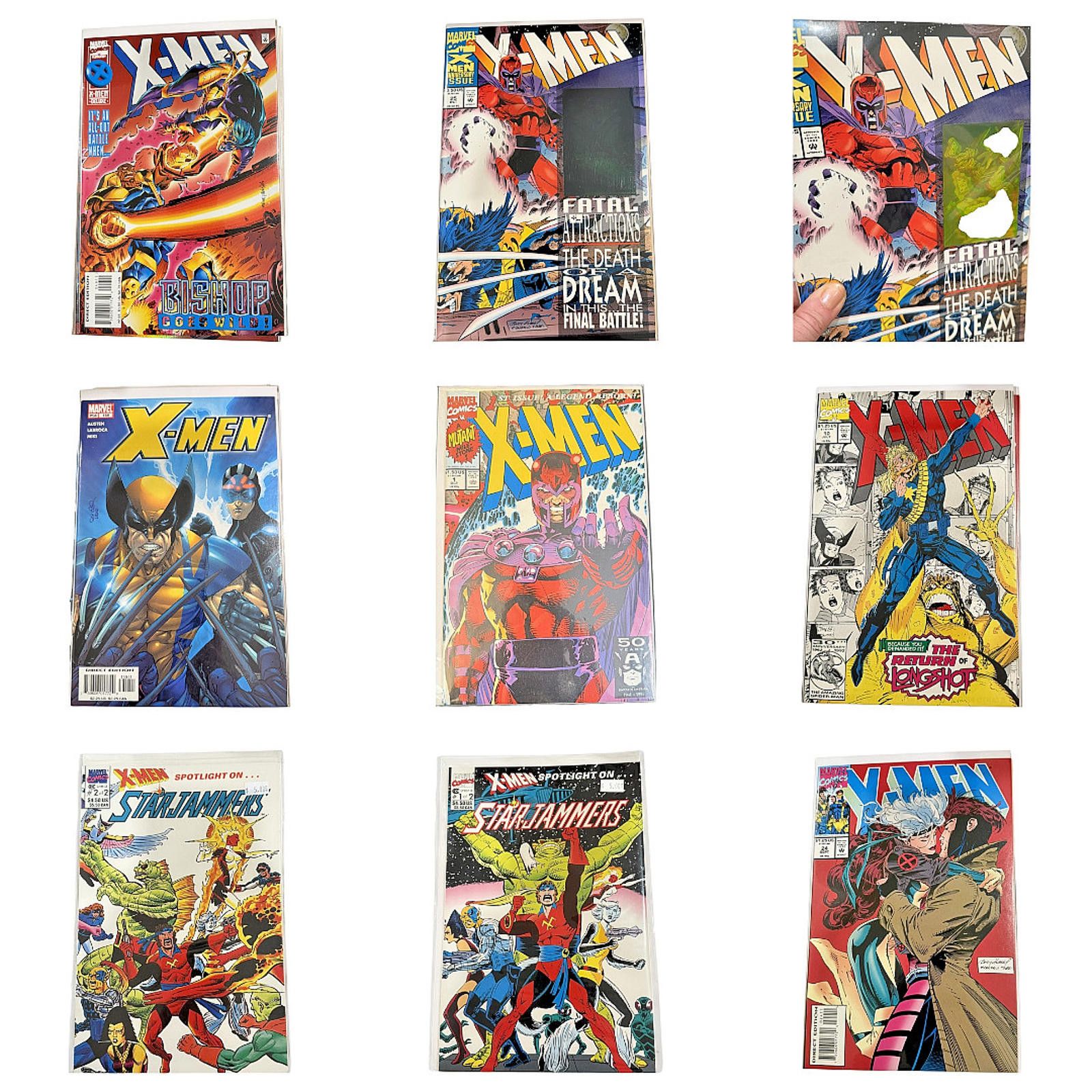 Other Marvel X-MEN MEGALOT 141 COMICS - Variants Events Signed VF+ Size ONE SIZE - 8 Thumbnail