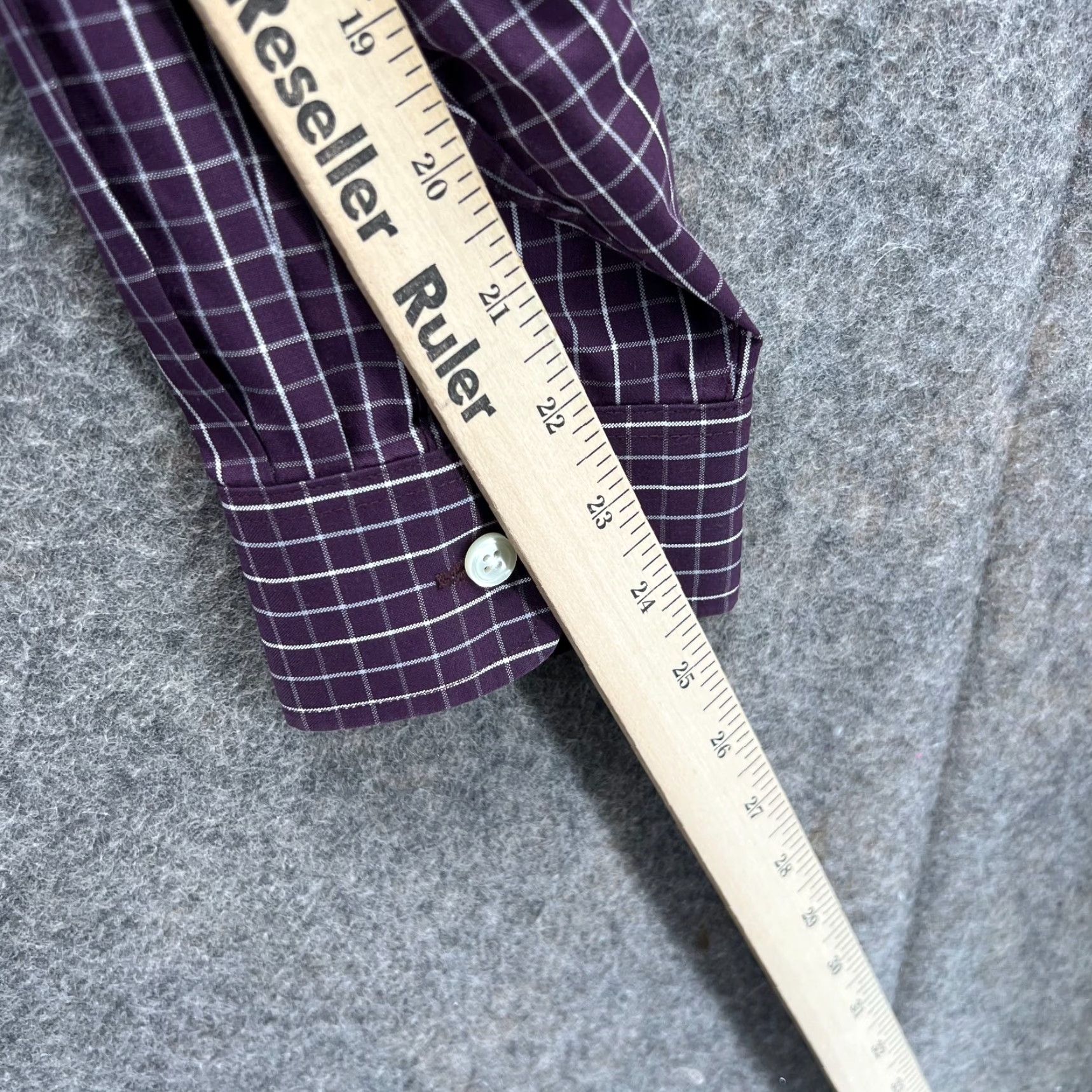 Eddie Bauer VINTAGE Eddie Bauer Shirt Men Medium Check Purple Button-Down Preppy Windowpane Size US M / EU 48-50 / 2 - 4 Thumbnail