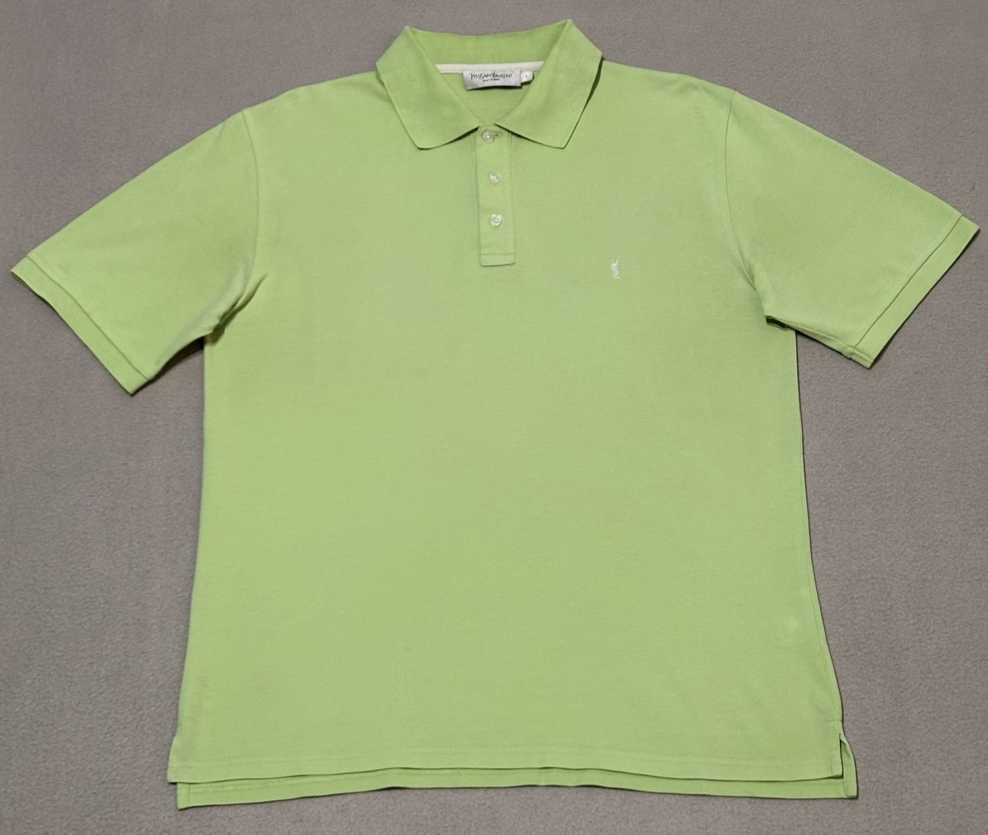 Yves Saint Laurent Yves Saint Laurent vintage Lime Green Polo Large Size US L / EU 52-54 / 3 - 5 Thumbnail