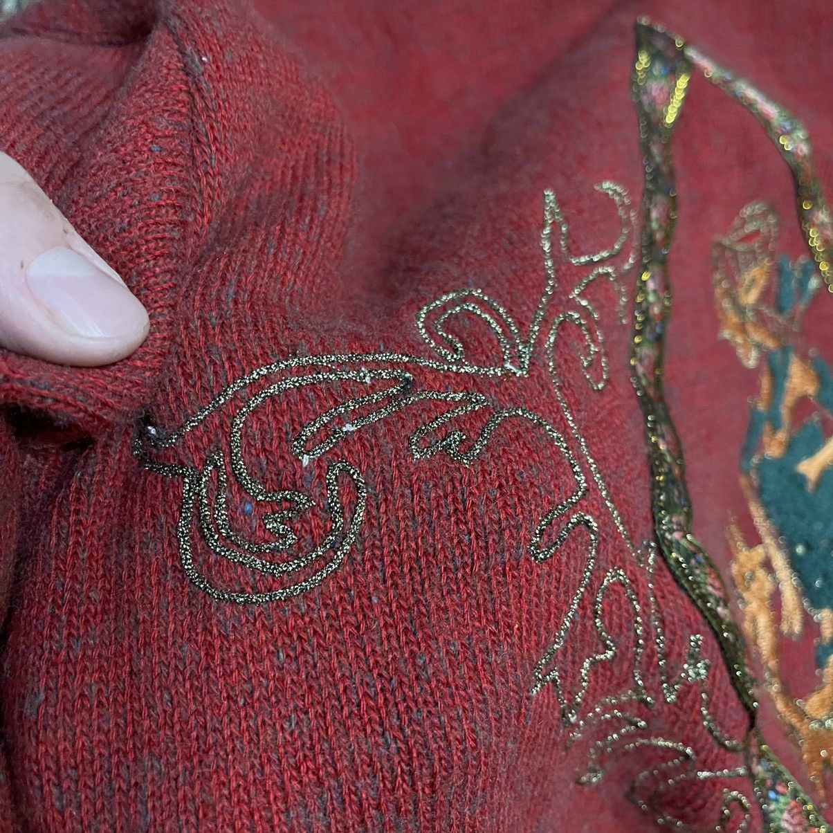 Kapital Vintage Japan Sweater Alpaca Wool with Gold Embroidery sz L Size US L / EU 52-54 / 3 - 7 Thumbnail