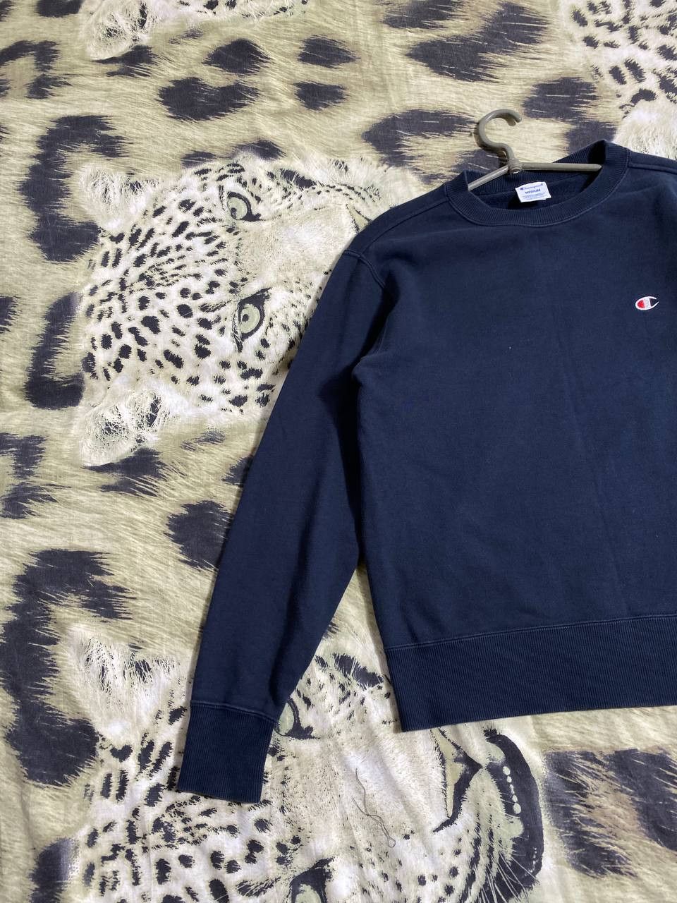 Champion × Vintage Champion Sweatshirt Medium Navy Blue Crewneck Size US M / EU 48-50 / 2 - 3 Thumbnail