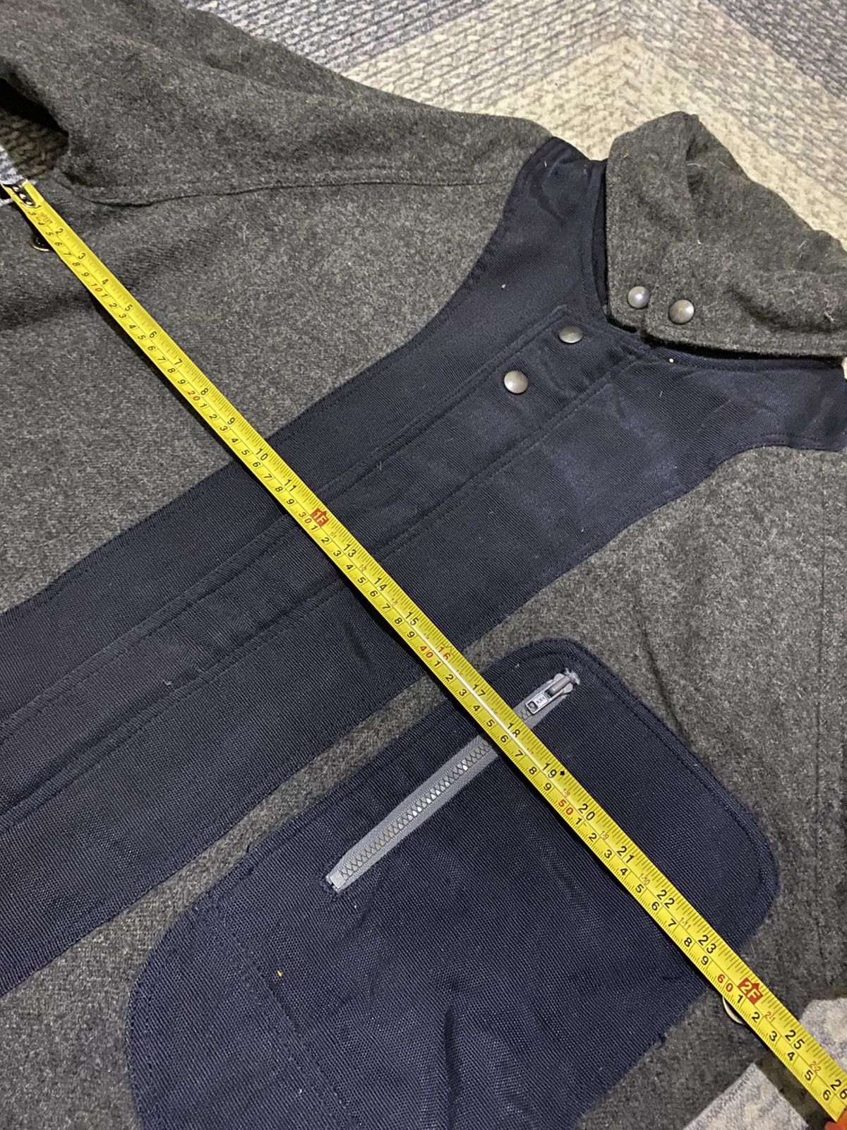 Designer Lupo Di Mare Sina Cova Wool Heavy Jacket Size US M / EU 48-50 / 2 - 10 Thumbnail