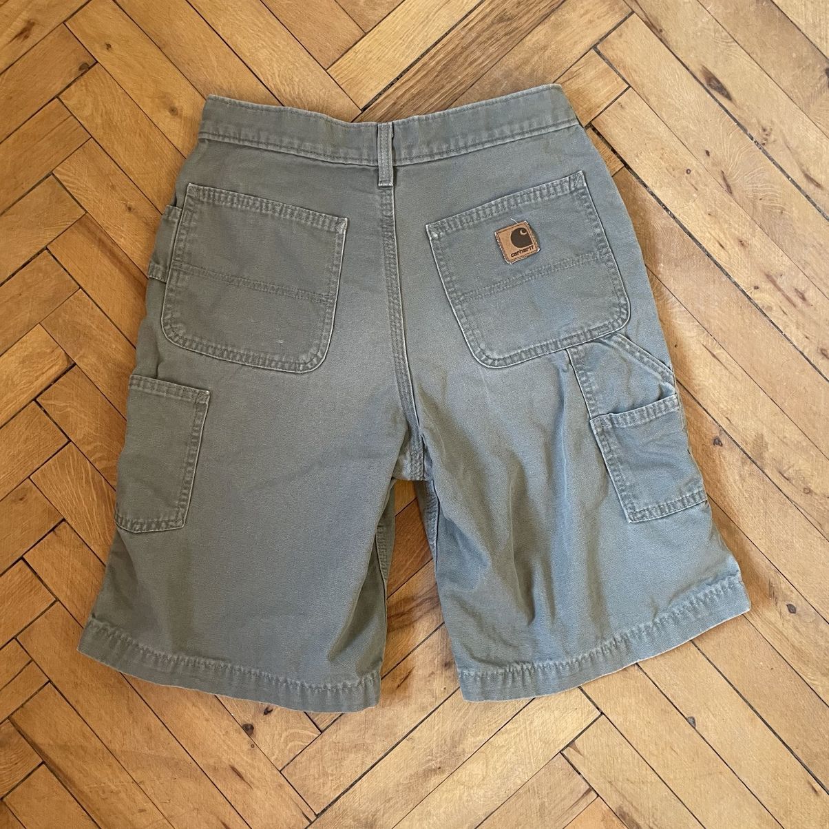 Carhartt Carhartt Carpenter Shorts Cargo Green Size US 29 - 1 Thumbnail