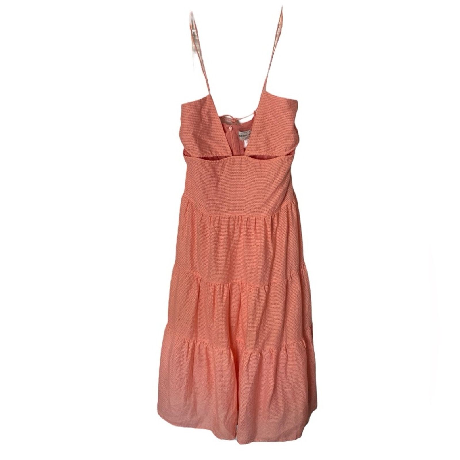 REVOLVE FINDERS KEEPERS GEORGIA MIDI DRESS CORAL 4 Size S / US 4 / IT 40 - 4 Thumbnail