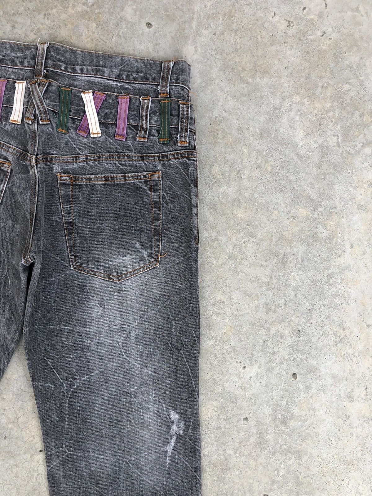 Hysteric Glamour Japanese Nylaus Flared Jeans Distressed Jeans Size US 31 - 10 Thumbnail