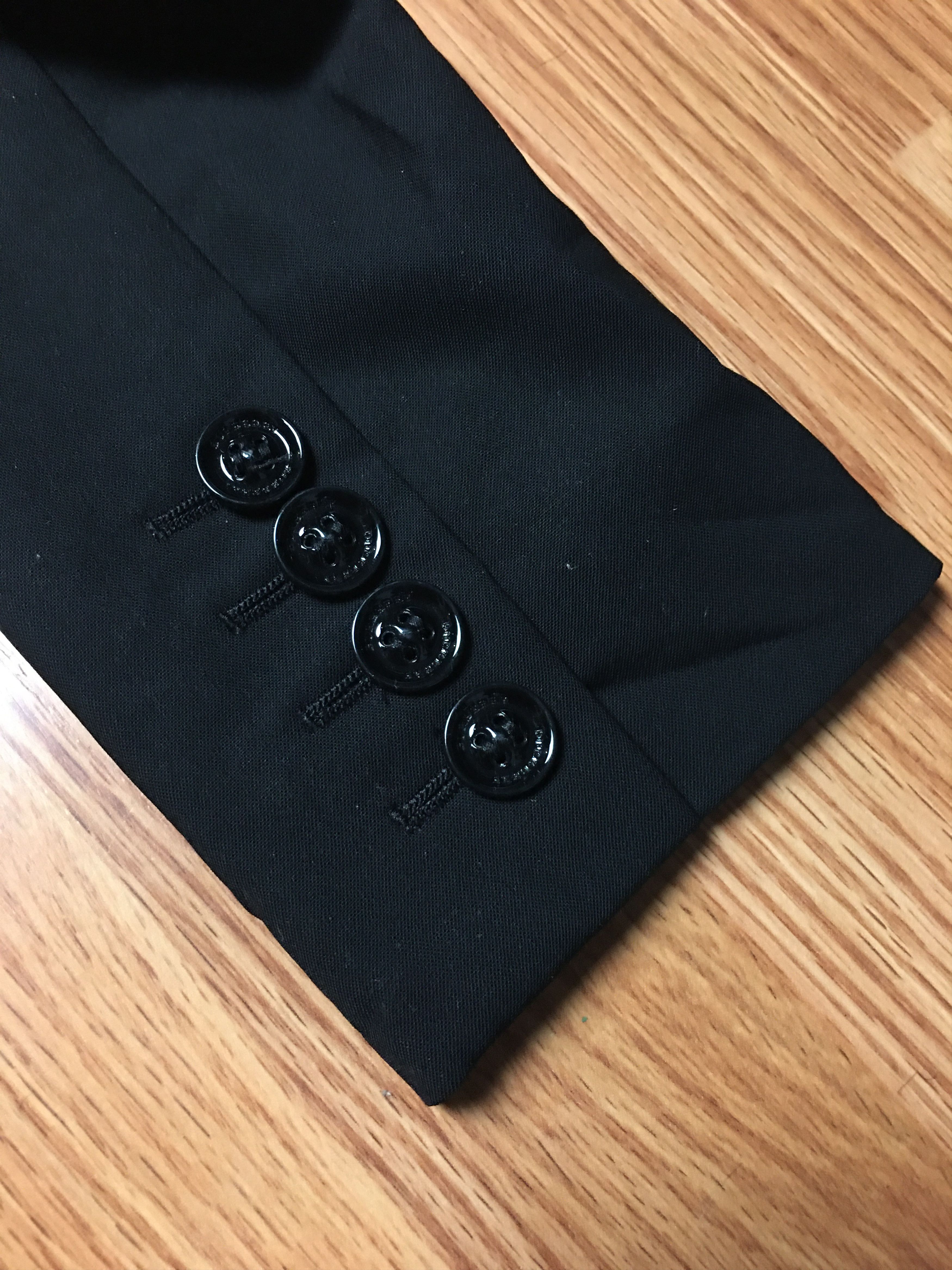 Burberry Burberry London Virgin Wool Black Blazer Jacket IT38/US4 Size S / US 4 / IT 40 - 12 Thumbnail