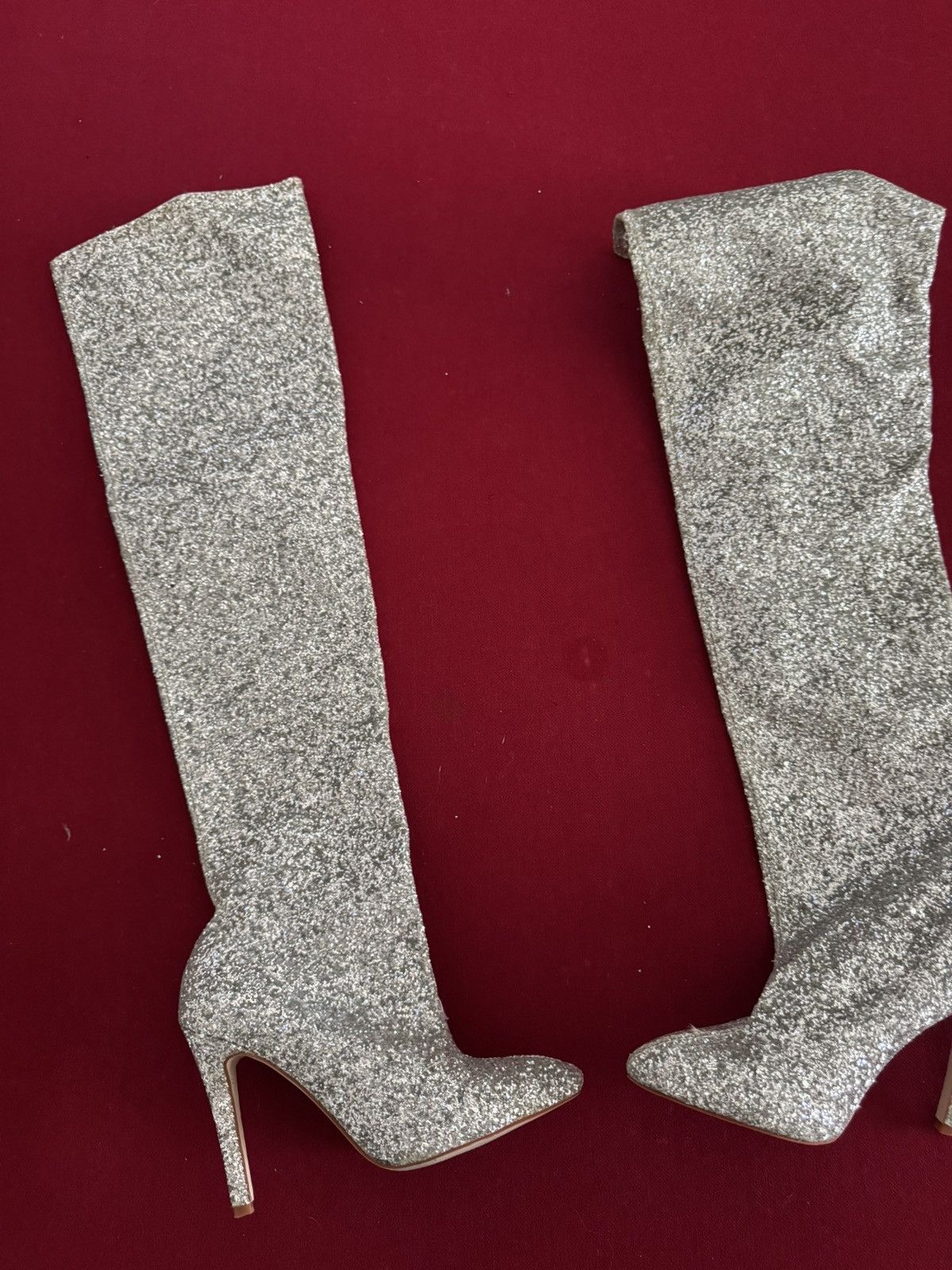 Other Glitter over the knee-high boots Size US 8 / IT 38 - 1 Thumbnail