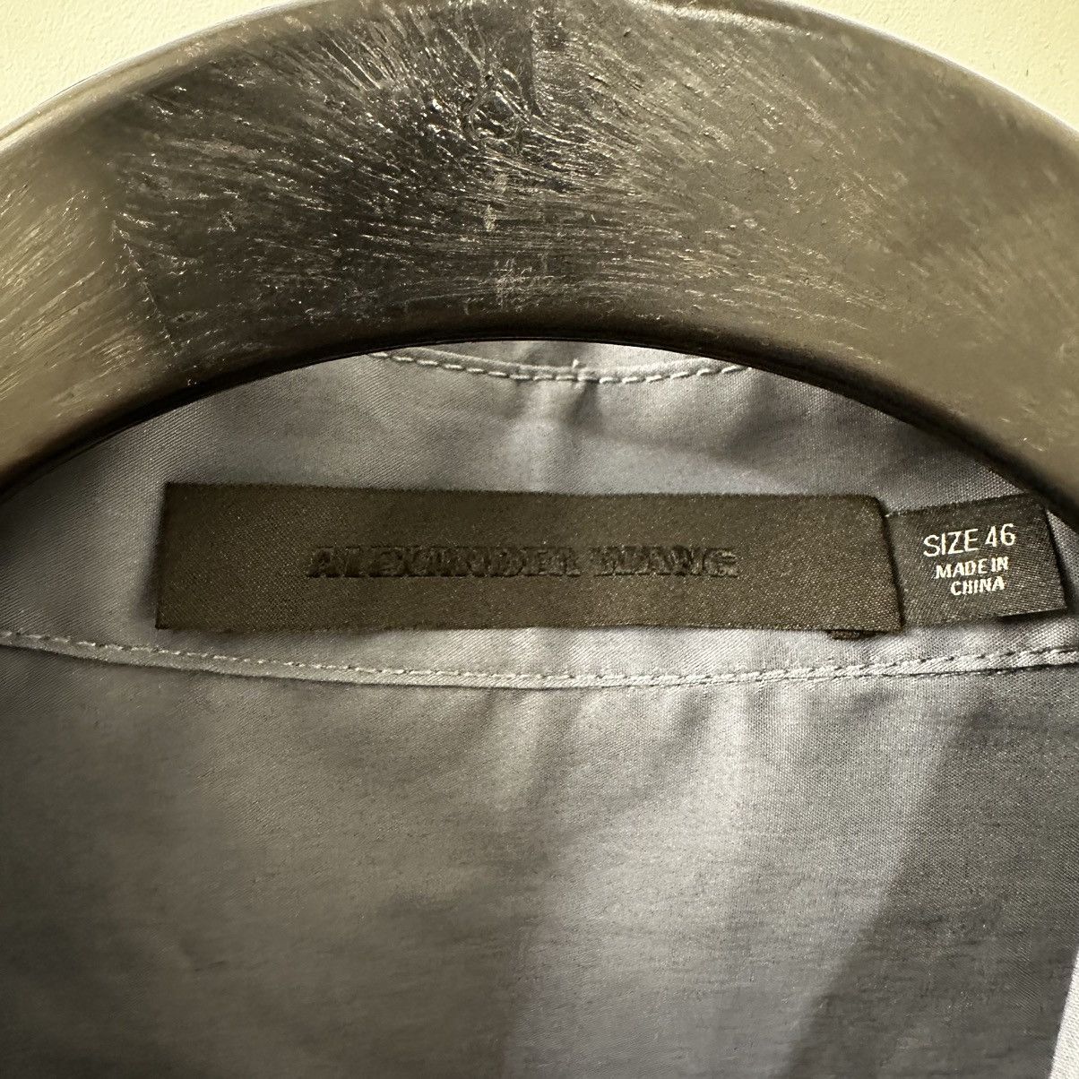 Alexander Wang Beautiful Alexander Wang Gray Shirt Sz46 Size US S / EU 44-46 / 1 - 4 Thumbnail