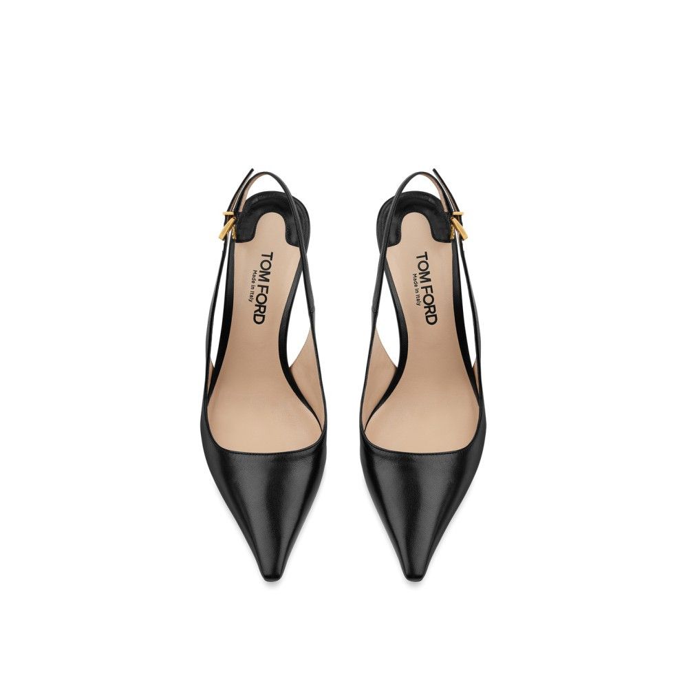 Tom Ford o1loc1c0326 W3393 Slingbacks Pumps in Black Size US 6 / IT 36 - 5 Thumbnail