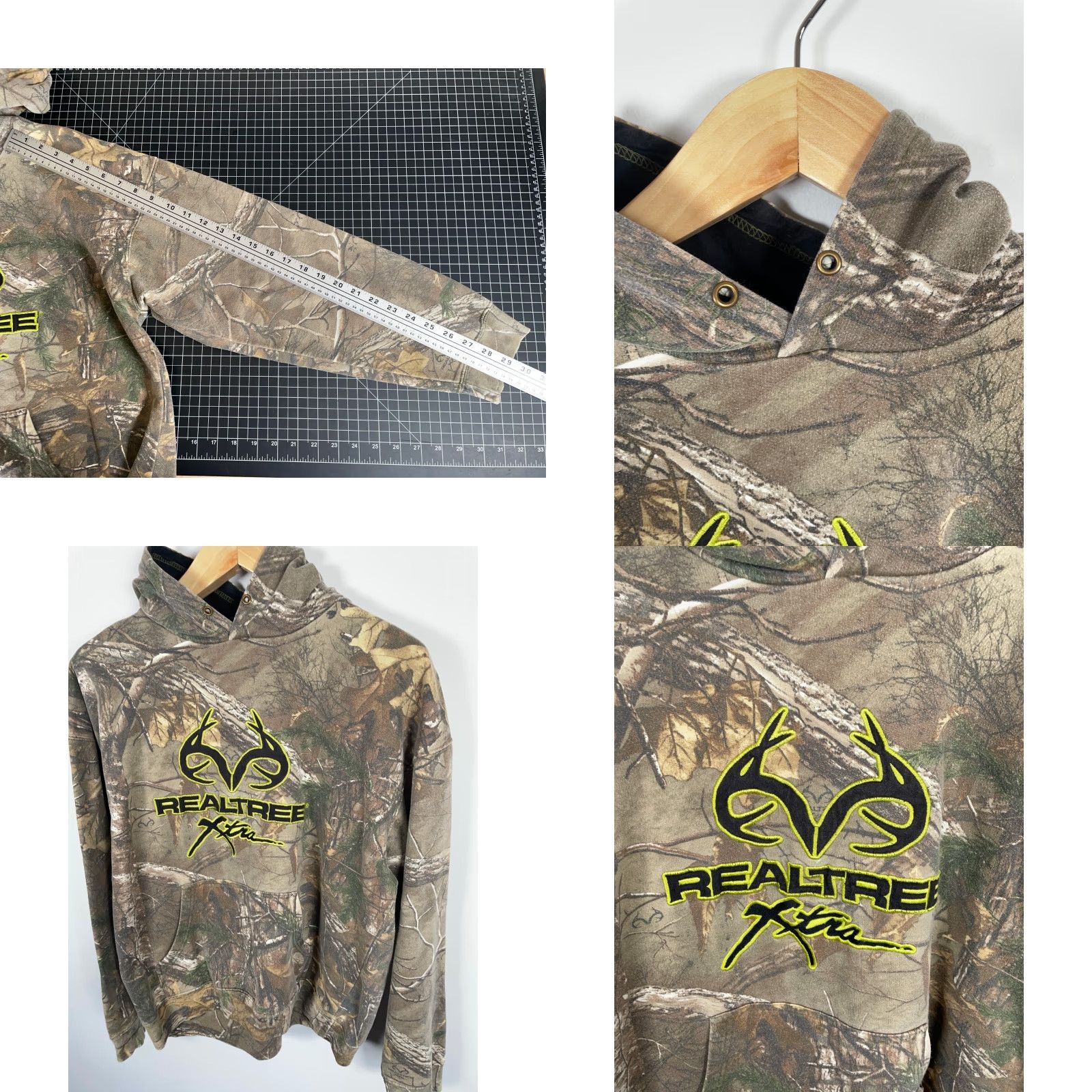 Realtree **Realtree Xtra Camo Hoodie Adult Large Green Fleece Pullover** User: **Realtree Xtra Camo Adult Large Green Hoodie Fleece Pullover** Size US L / EU 52-54 / 3 - 8 Thumbnail