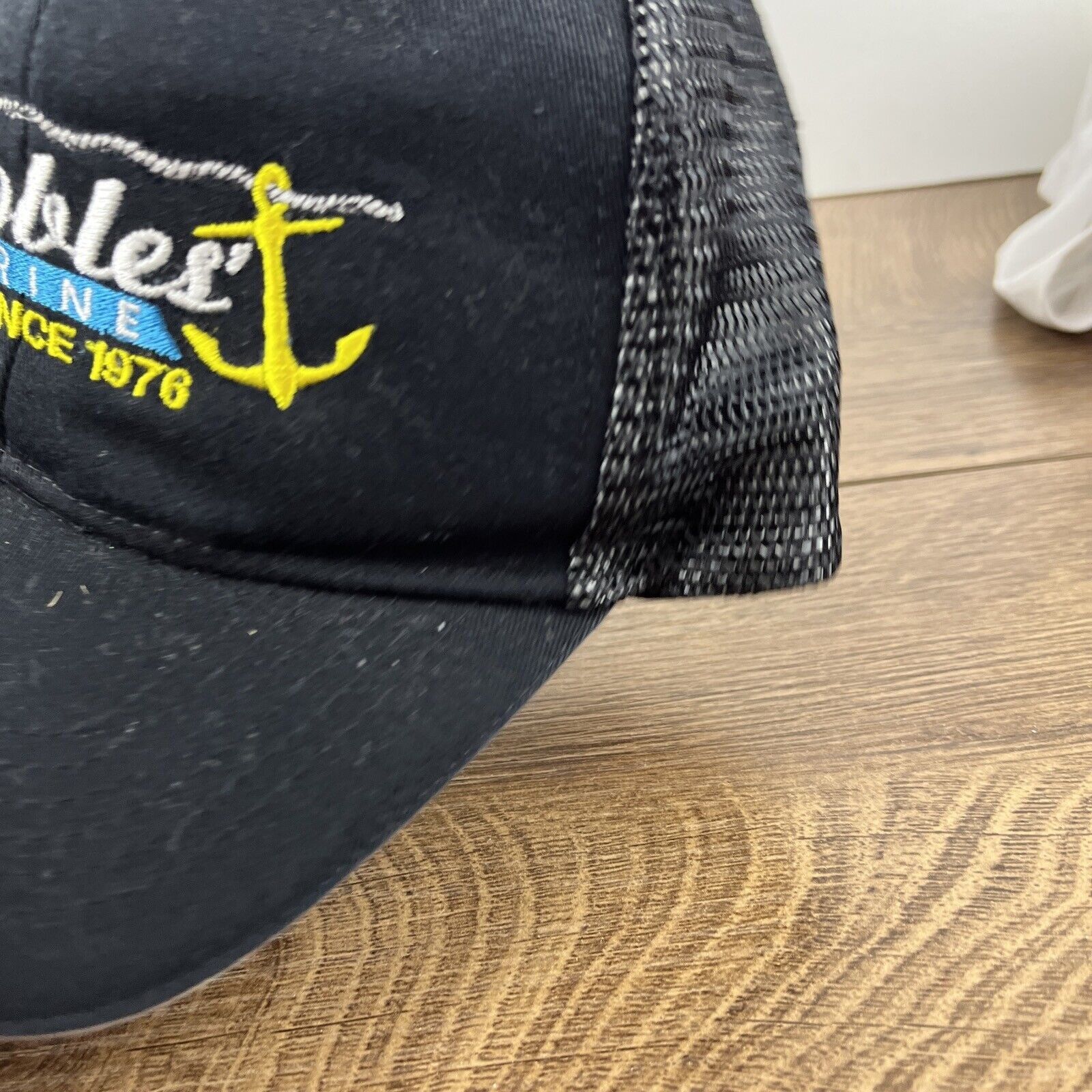Other Noble Marine Hat 1976 Noble Black Hat Adjustable Snapback Ad Size ONE SIZE - 8 Thumbnail