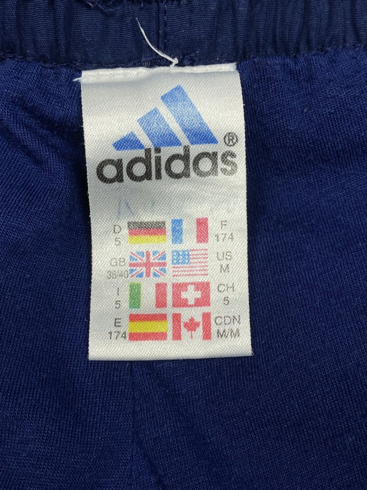 Adidas Vtg Adidas Tracksuit Full Set Jacket Pants Blue Green Neon Size US 33 - 22 Thumbnail