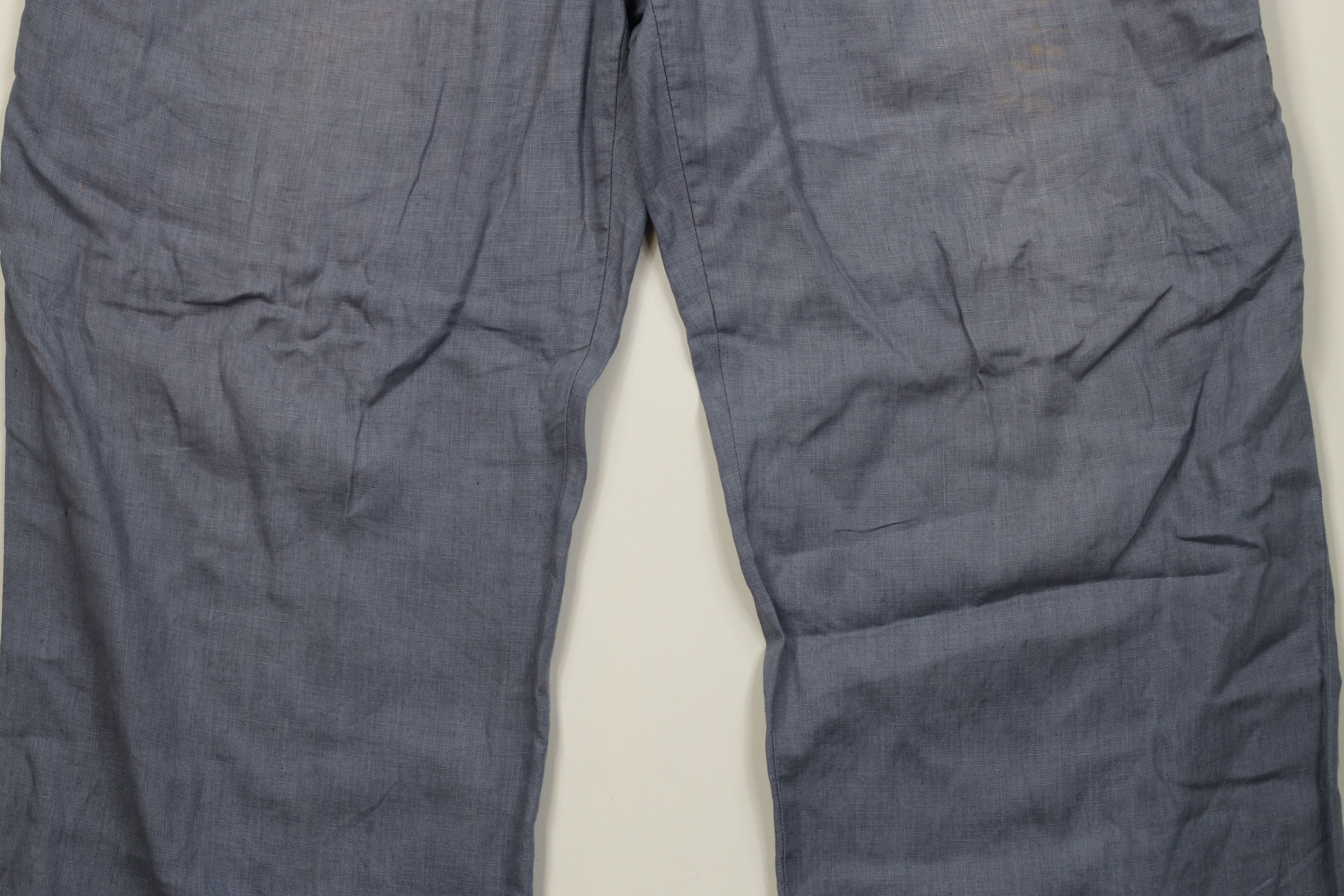 Vintage Vintage 90s Streetwear Linen Baggy Wide Leg Chino Pants Size US 36 / EU 52 - 4 Thumbnail