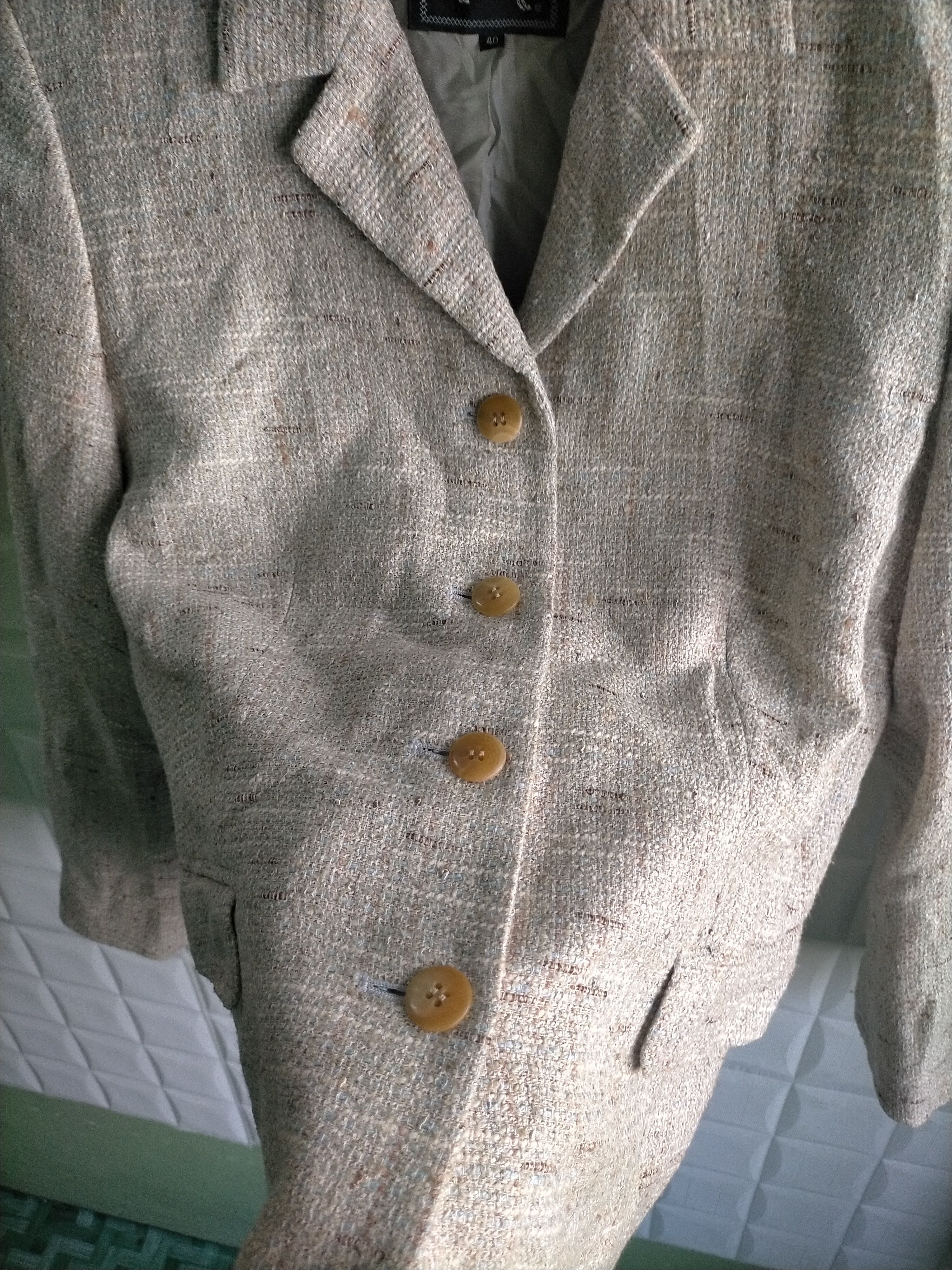 Burberry Vintage Burberry Blazer 90s Size M / US 6-8 / IT 42-44 - 4 Thumbnail