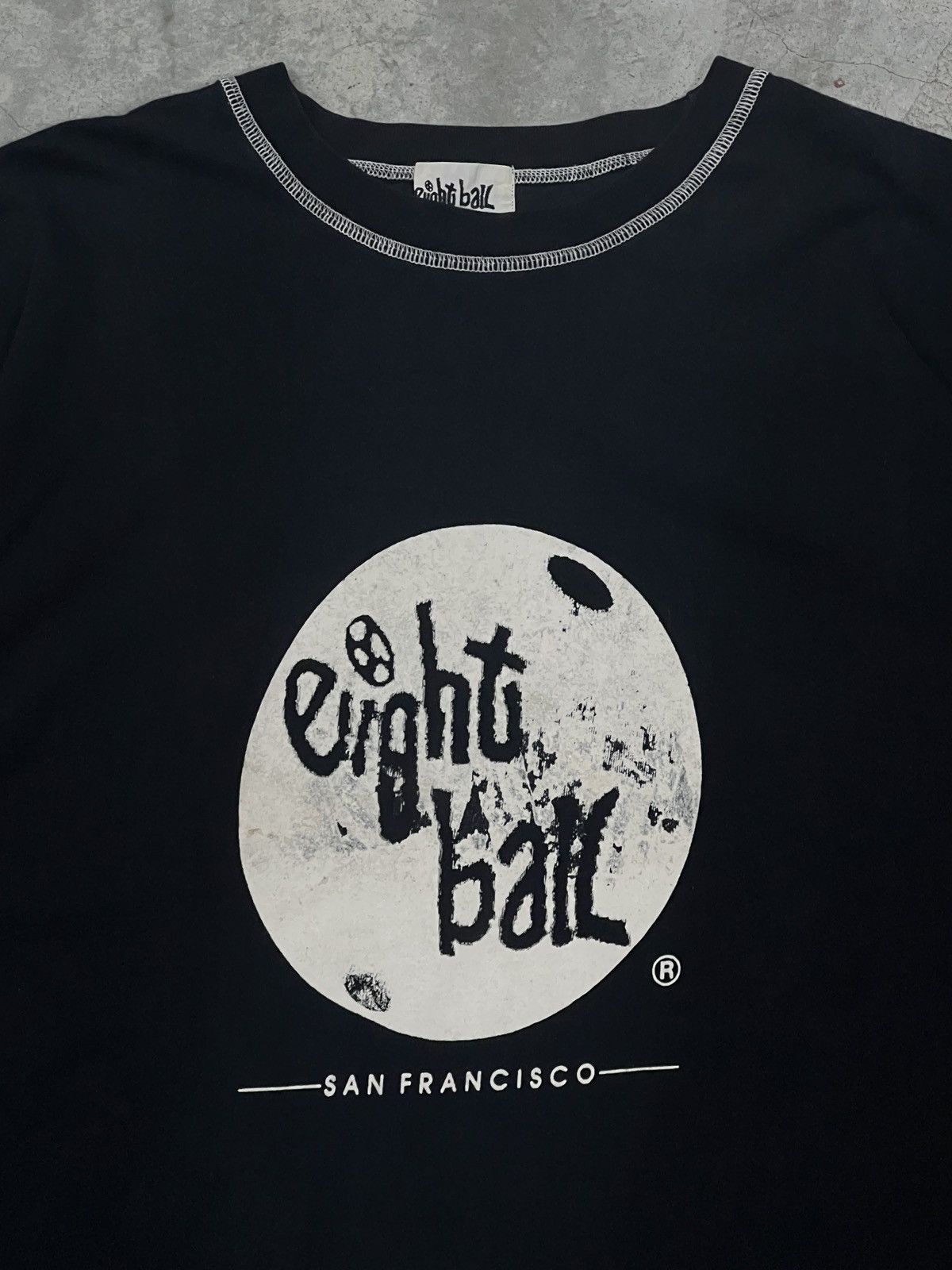 Band Tees Vintage 90s Eight Ball Records San Francisco T-Shirt Size US L / EU 52-54 / 3 - 1 Thumbnail