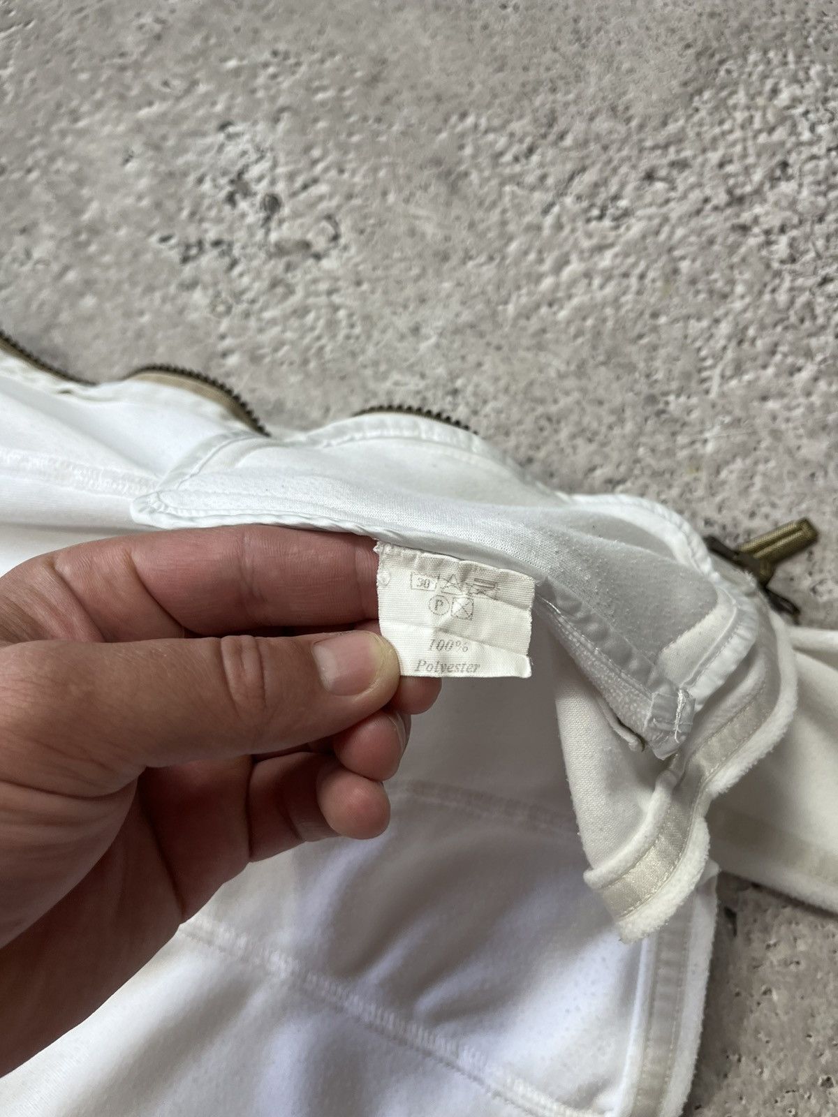 Frauenschuh Frauenschuh White Fleece Zip-Up Jacket Made in Austria Size XS / US 0-2 / IT 36-38 - 7 Thumbnail
