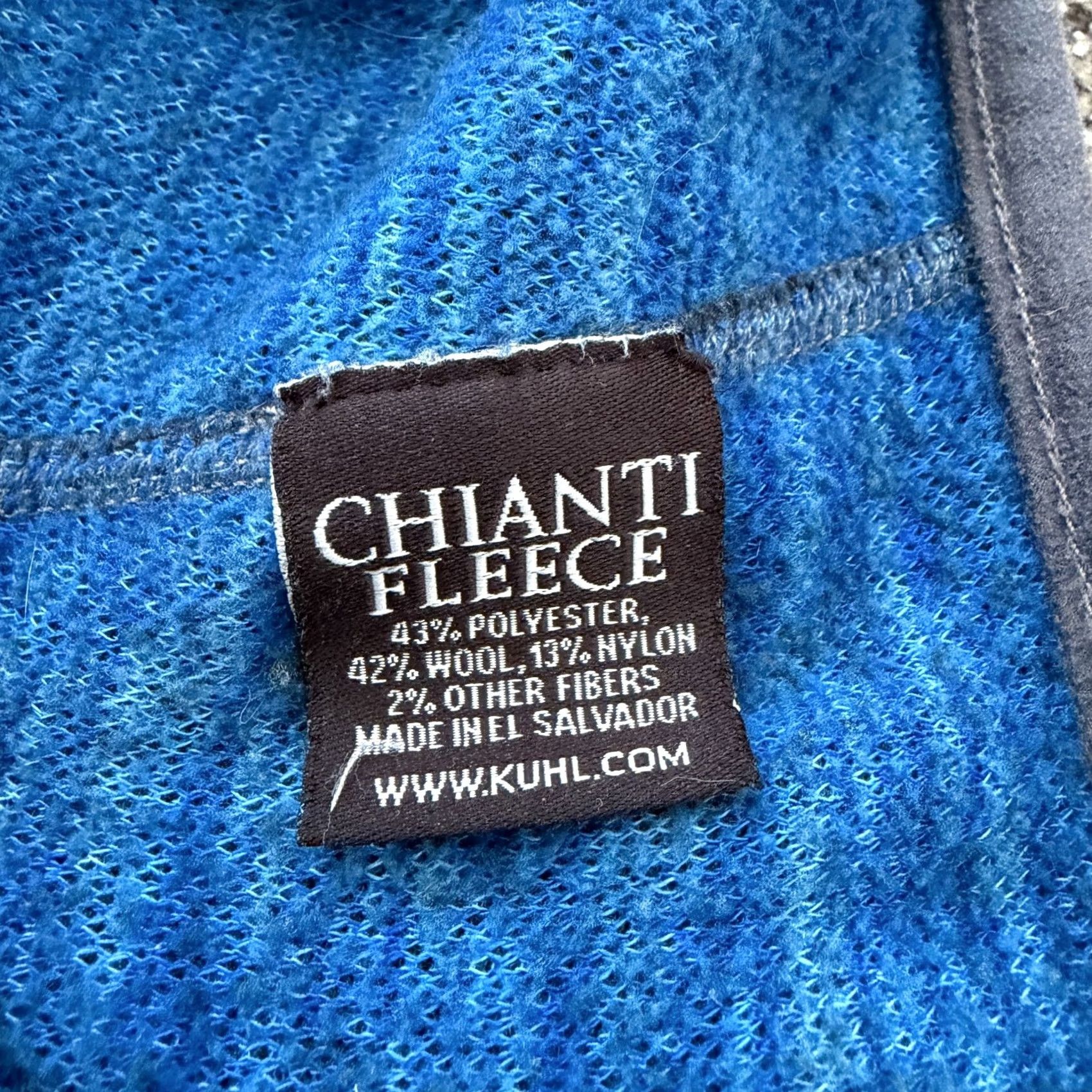 Vintage Kuhl Thor Pullover Chianti Fleece 1/4 Zip Blue Men's XL Wool Hiking Mock Neck Pullover Activewear Size US XL / EU 56 / 4 - 6 Thumbnail