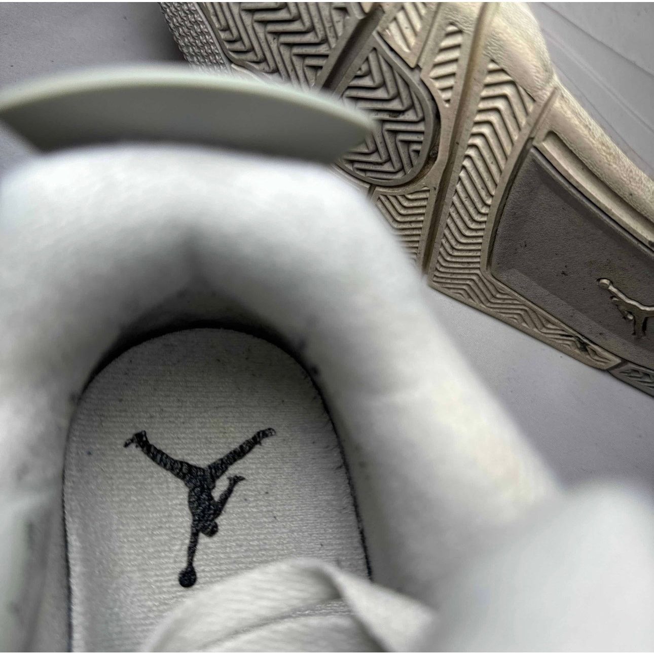 Jordan Brand × Nike Size 9.5 Wmns Air Jordan 4 Retro Frozen Moments Womens Shoes Size US 9.5 / IT 39.5 - 9 Thumbnail