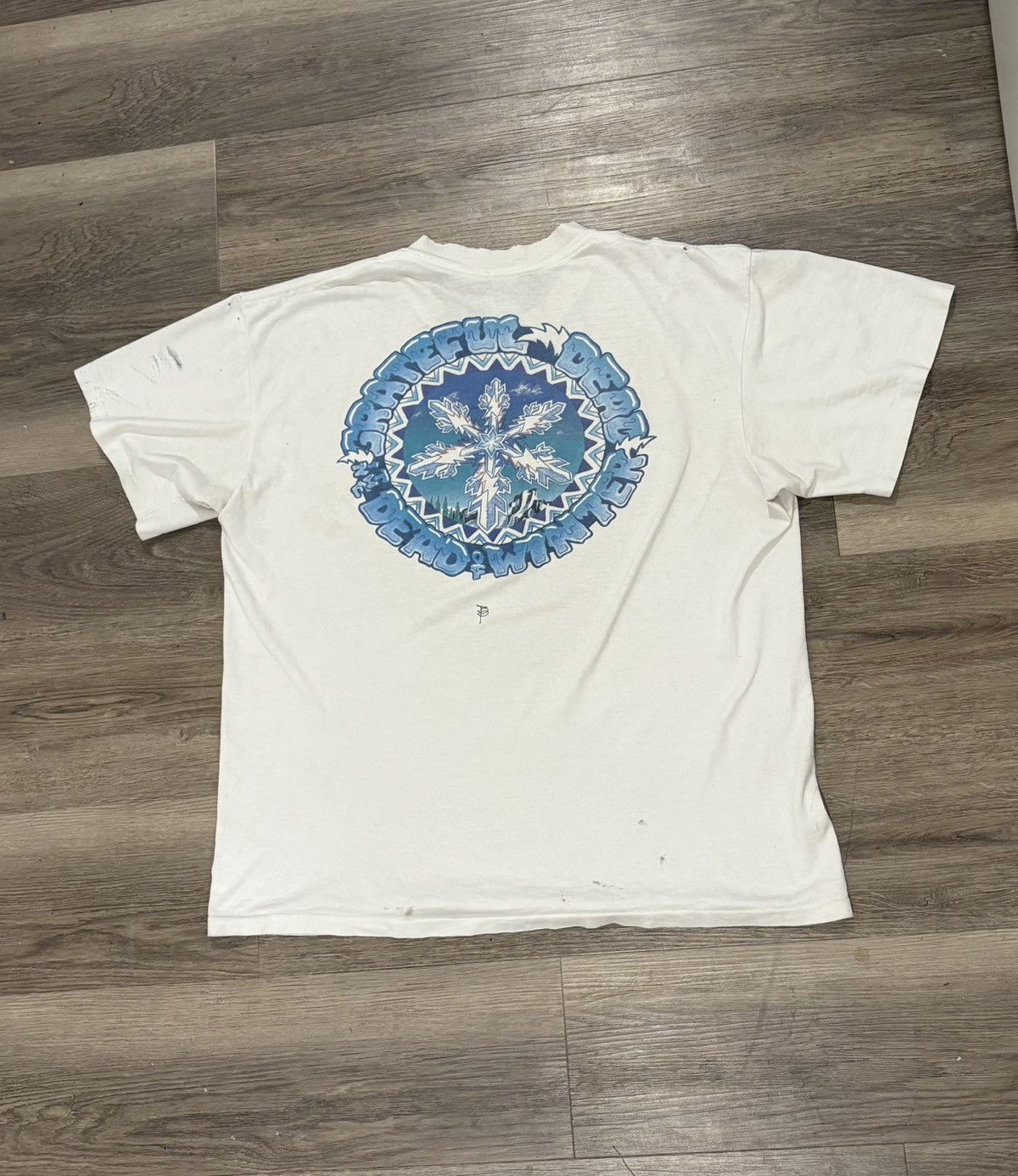 Grateful Dead Grateful Dead Ski High Country Dead Liquid Blue Shirt 90s Size US XL / EU 56 / 4 - 2 Thumbnail