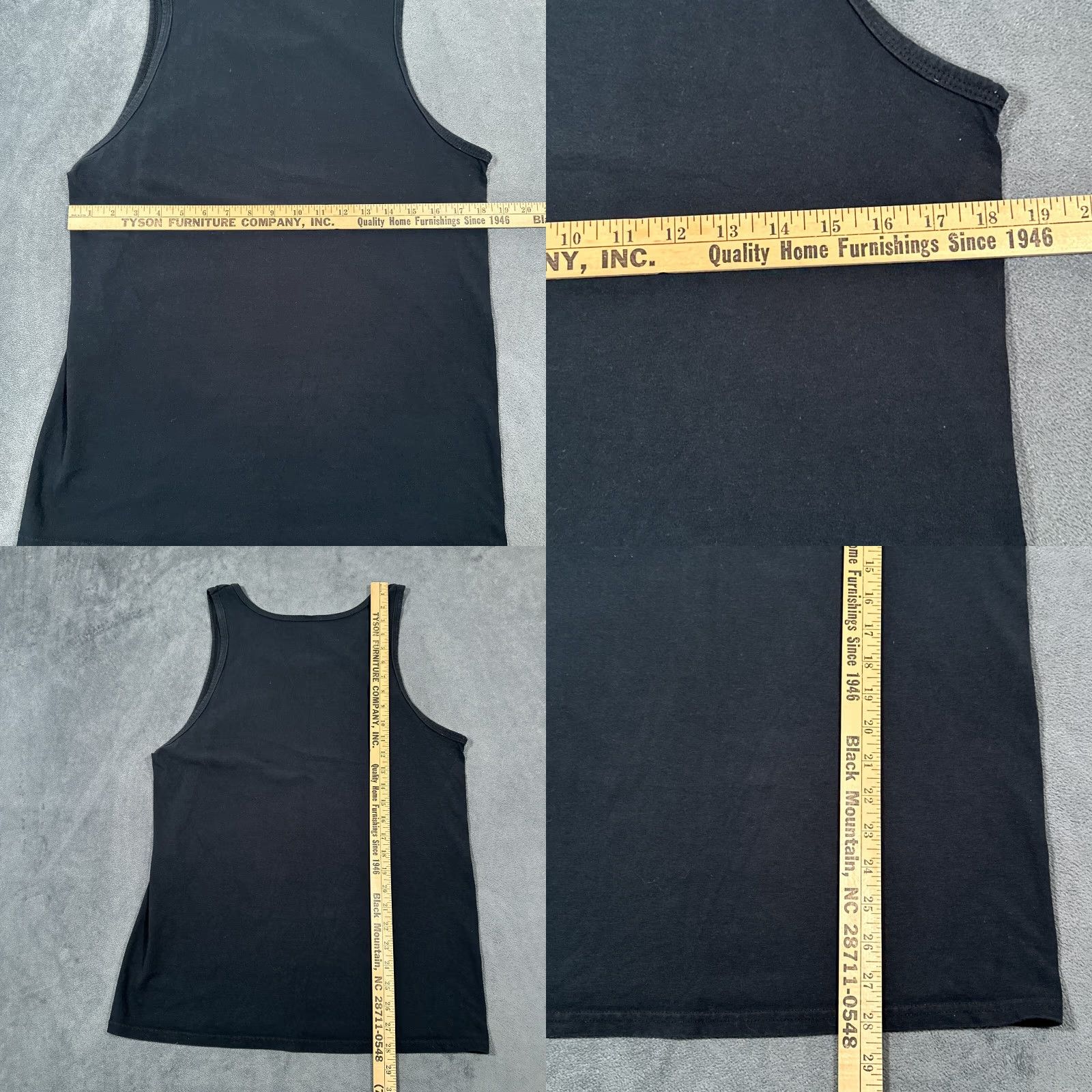 Fruit Of The Loom VINTAGE Jaws Graphic Print Tank Top Men’s Medium Black 90s Movie Retro Y2K Size US M / EU 48-50 / 2 - 8 Thumbnail
