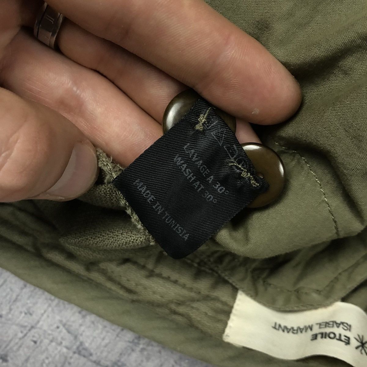 Designer × Isabel Marant × Isabel Marant Etoile Vintage Isabel Marant Etoile Lino Pocket Pants y2k og army Size 30" / US 8 / IT 44 - 13 Thumbnail