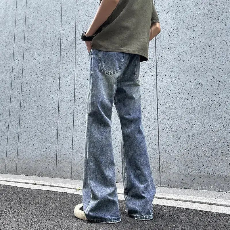 Japanese Brand Retro loose straight leg wide leg jeans Size US 32 / EU 48 - 4 Thumbnail