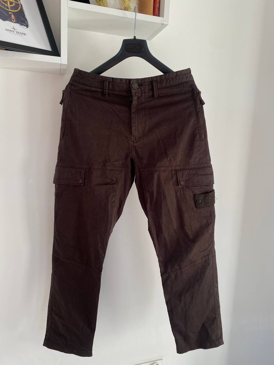 Stone Island Stone Island ghost piecie limited brown cargo pants Size US 30 / EU 46 - 1 Thumbnail