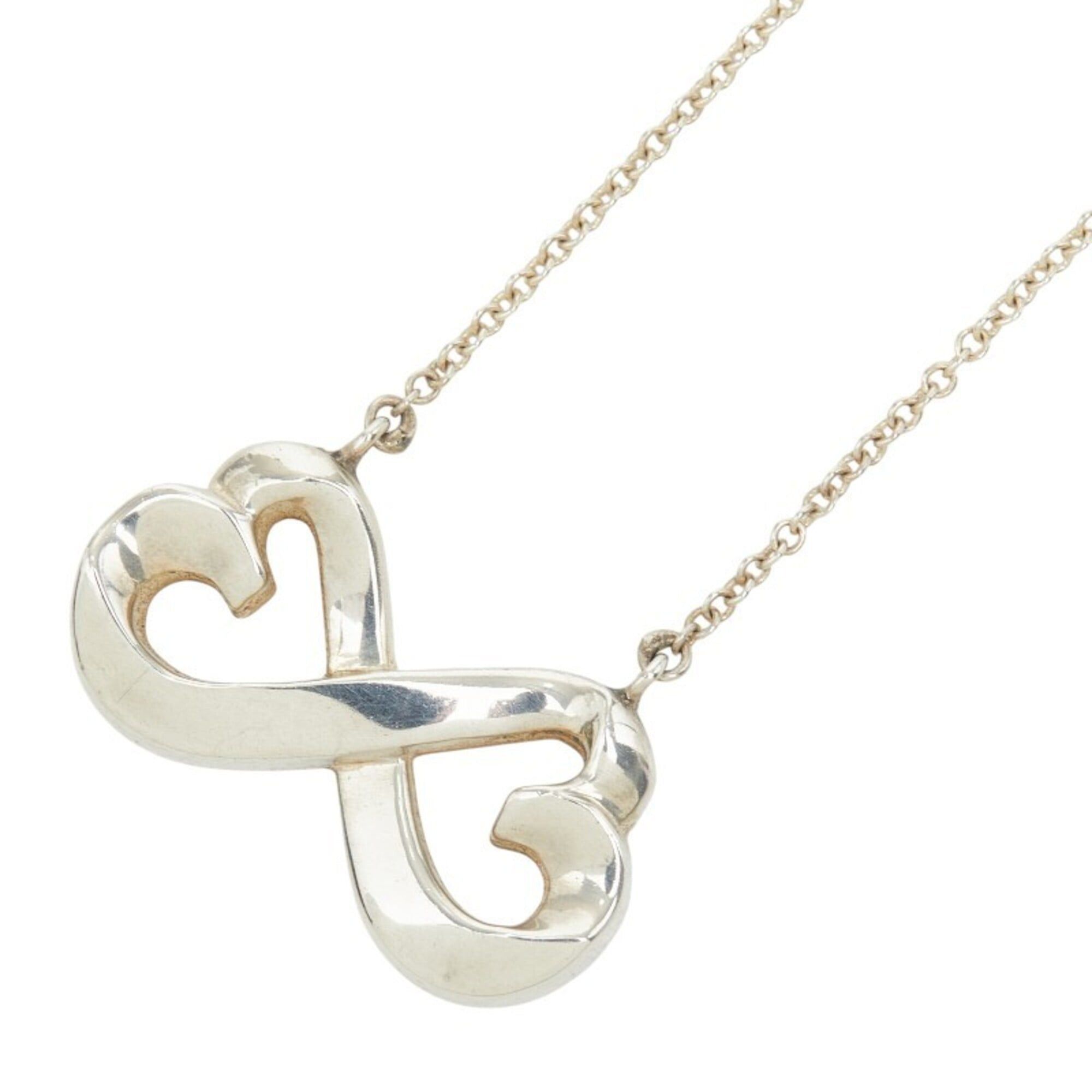 Tiffany & Co. Tiffany & Co. Double Loving Heart Necklace, SV925 Silver, Women's. Size ONE SIZE - 1 Thumbnail