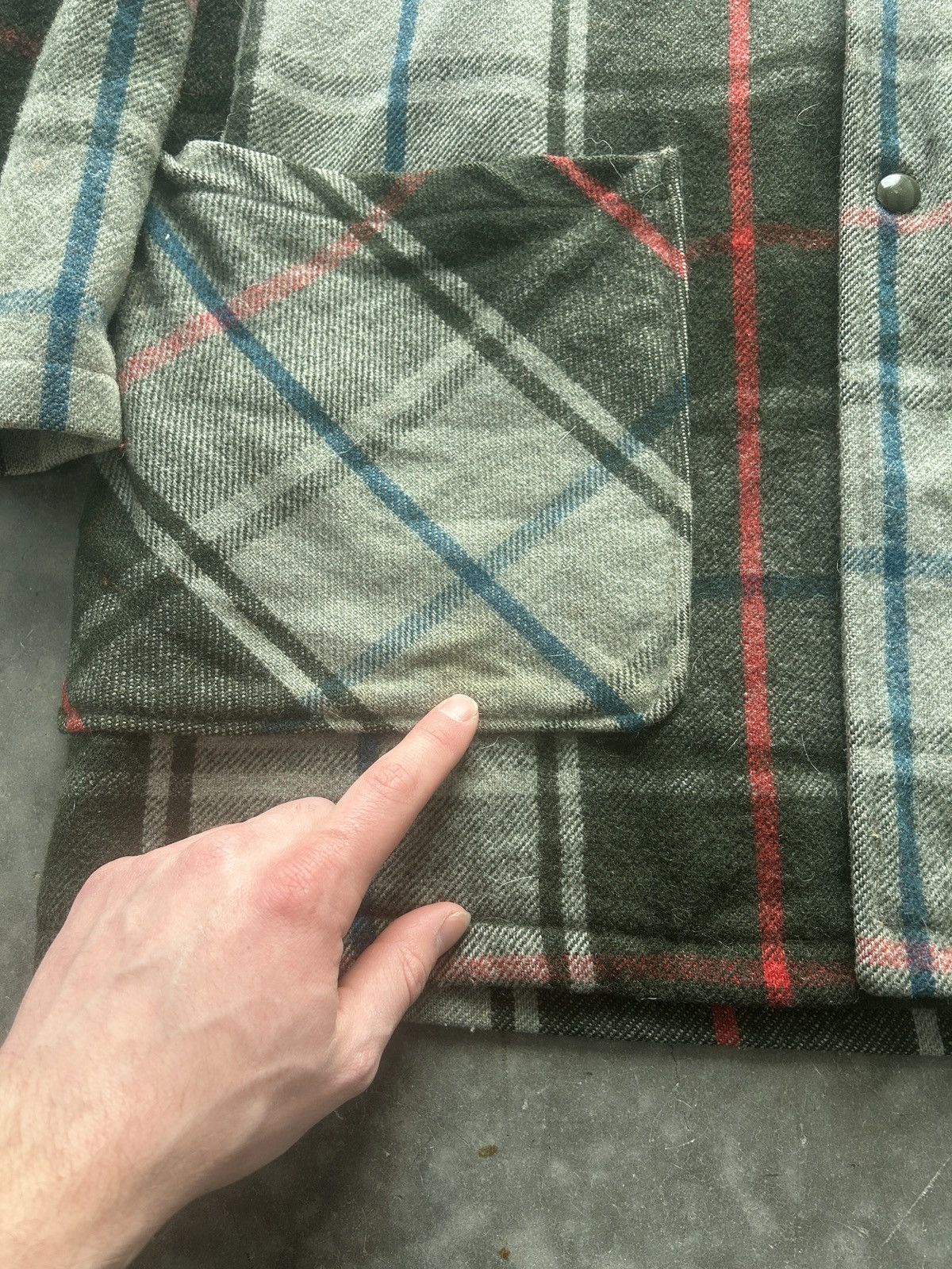 Vintage × Woolrich Woolen Mills Vintage 1950s Woolrich Plaid Parka Size US M / EU 48-50 / 2 - 4 Thumbnail
