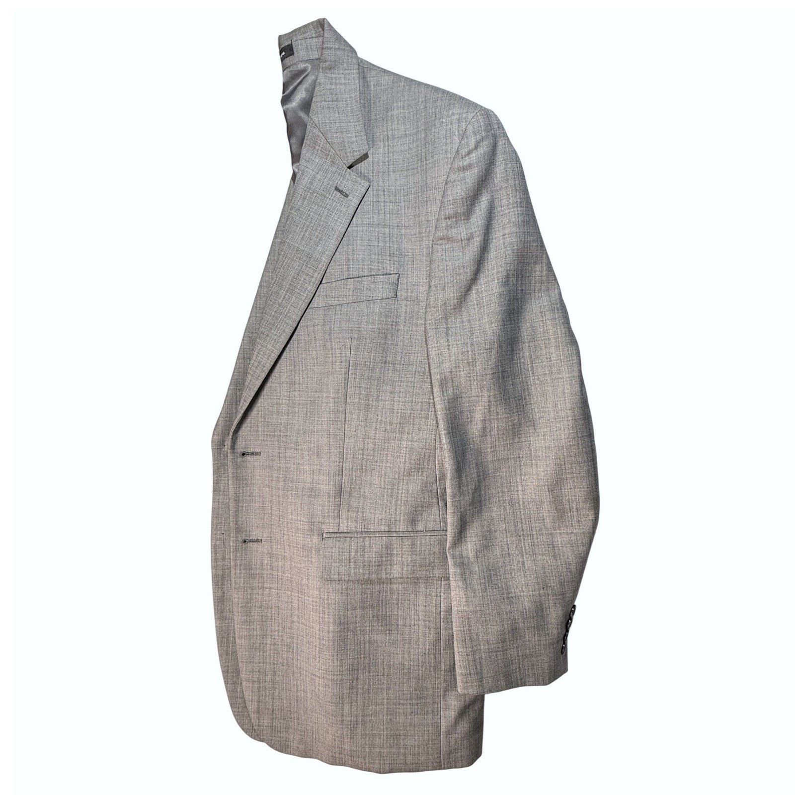 Lauren Ralph Lauren Lauren Ralph Lauren Men's Wool Grey Blazer Jacket Size 42R Size 42R - 5 Thumbnail